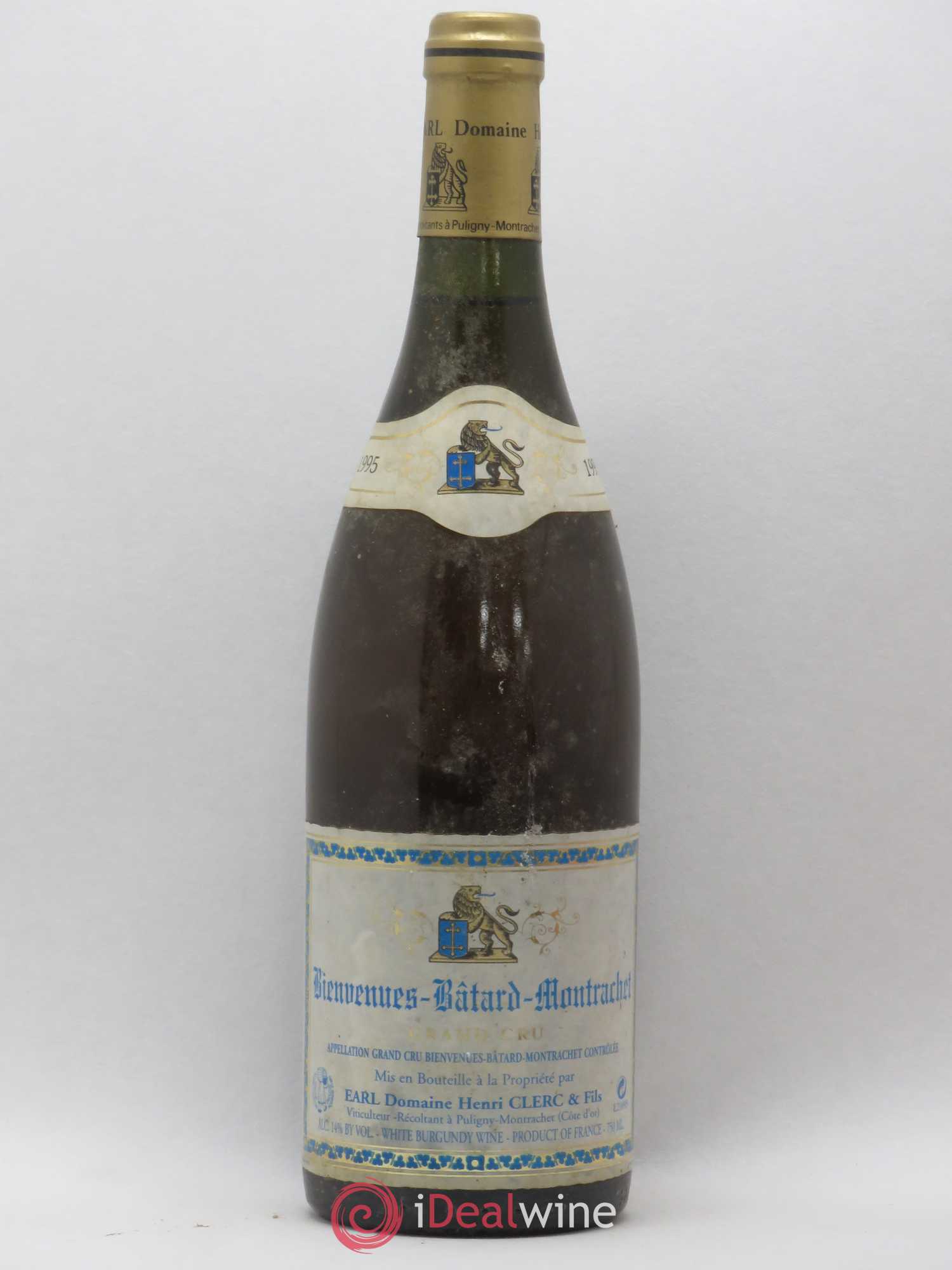Bienvenues-Bâtard-Montrachet Grand Cru Henri Clerc 1995 - Lot de 1 bouteille - 0