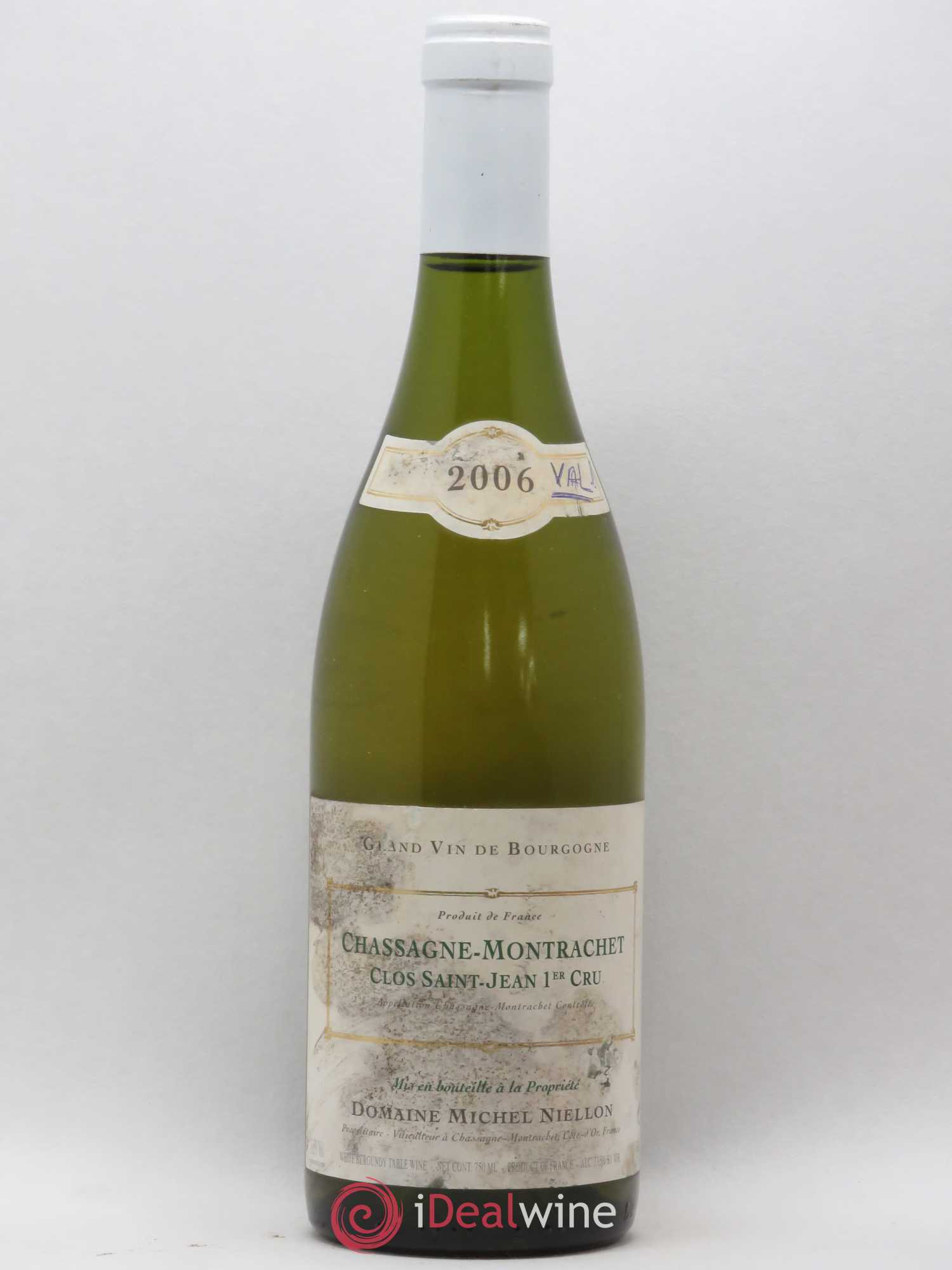Chassagne-Montrachet 1er Cru Clos Saint-Jean Michel Niellon (Domaine) 2006 - Lot de 1 bouteille - 0