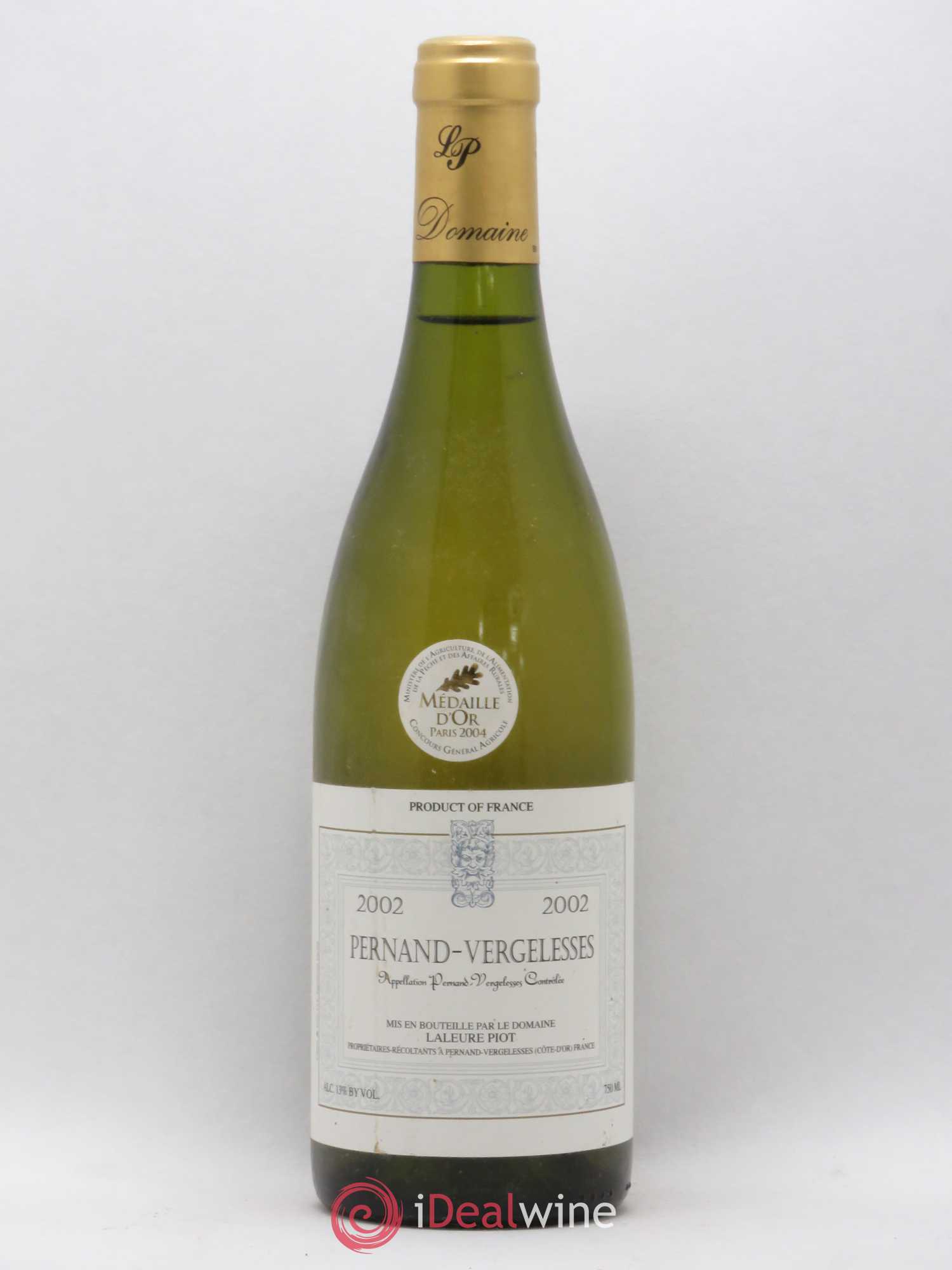 Pernand-Vergelesses Domaine Laleure Piot (sans prix de réserve) 2002 - Posten von 1 Flasche - 0