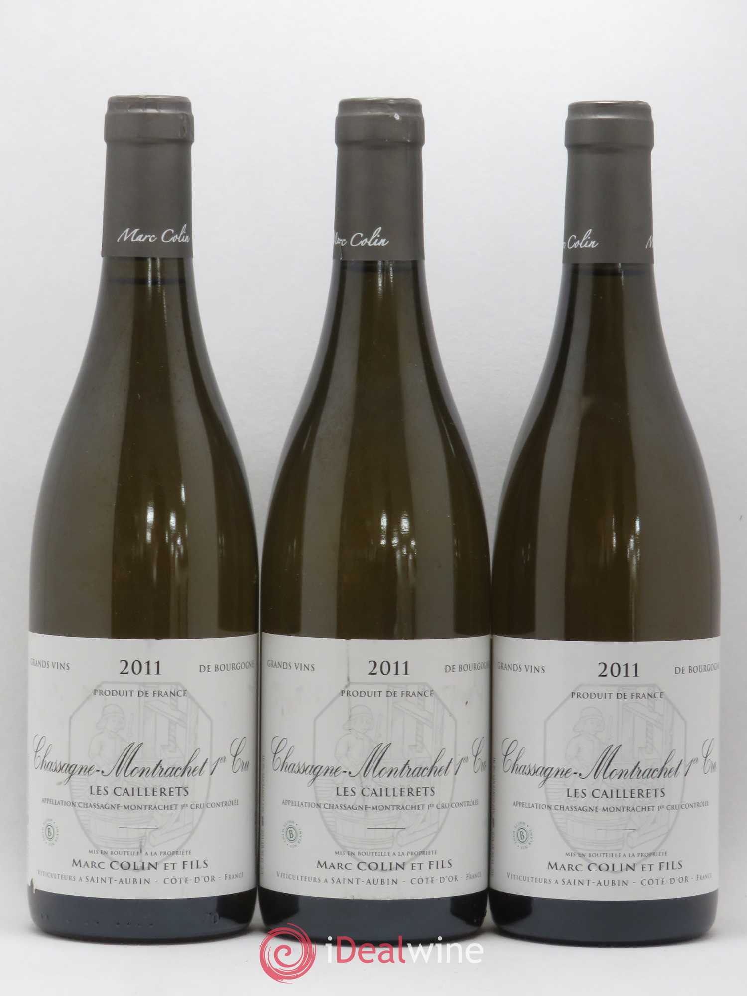 Chassagne-Montrachet 1er Cru Les Caillerets Marc Colin & Fils 2011 - Lot de 3 bouteilles - 0