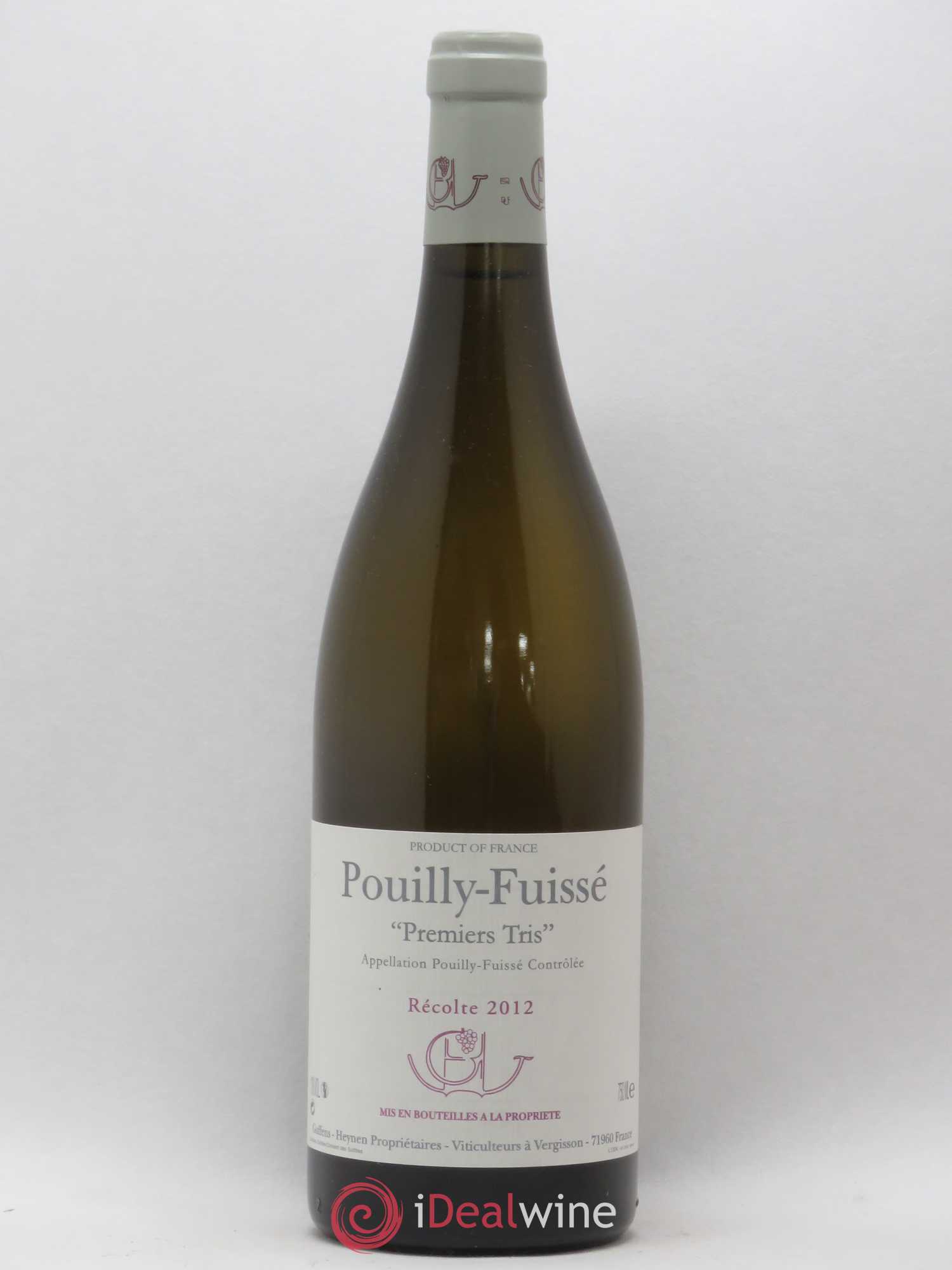 Pouilly-Fuissé Premiers Tris Guffens-Heynen 2012 - Lot de 1 bouteille - 0