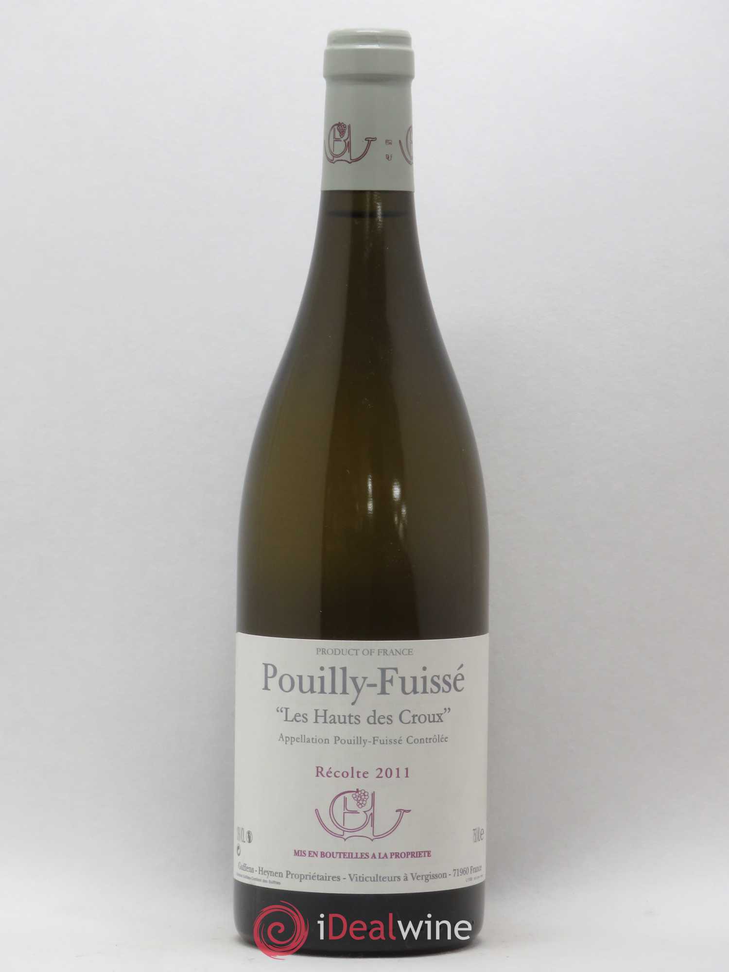 Pouilly-Fuissé Haut des Croux 2011 - Posten von 1 Flasche - 0