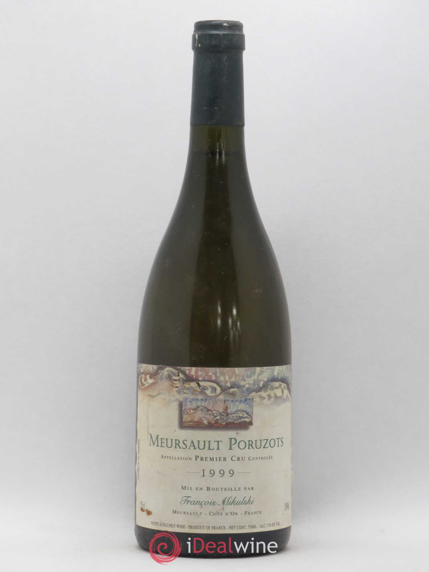 Meursault 1er Cru Poruzots François Mikulski 1999 - Lot de 1 bouteille - 0