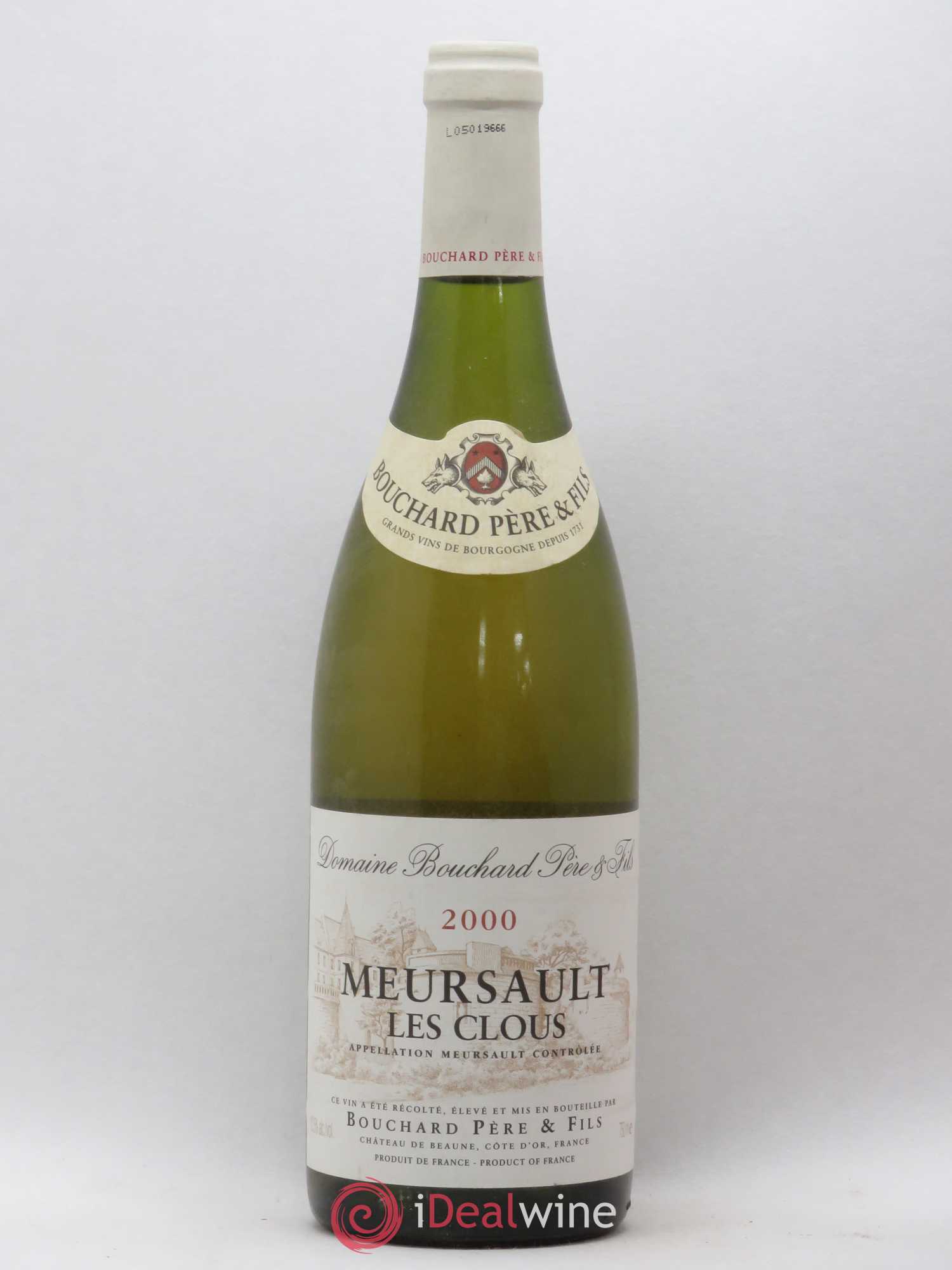 Meursault Les Clous Bouchard Père & Fils 2000 - Lot de 1 bouteille - 0