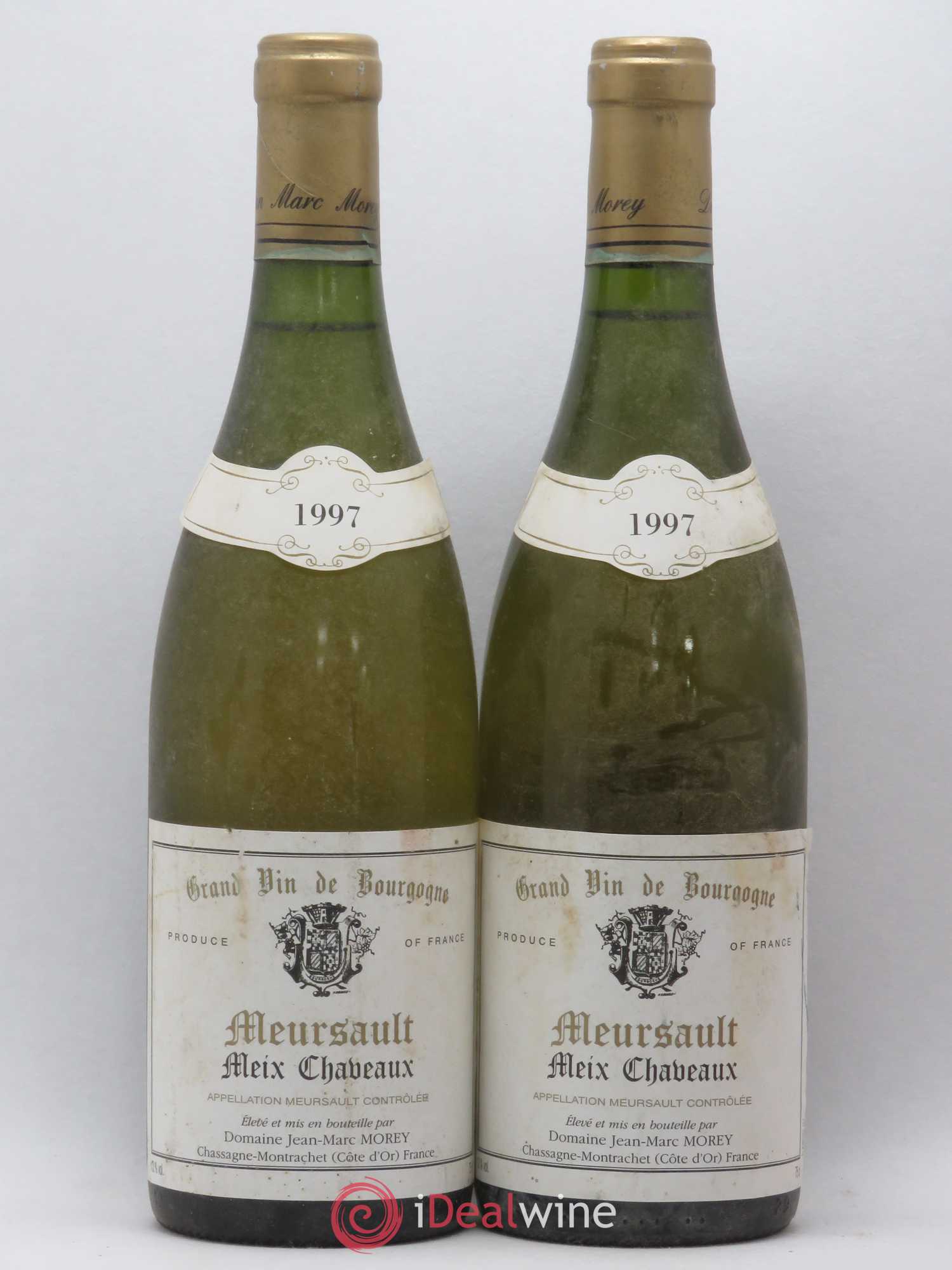 Meursault Meix Chavaux Jean Marc Morey 1997 - Posten von 2 Flaschen - 0