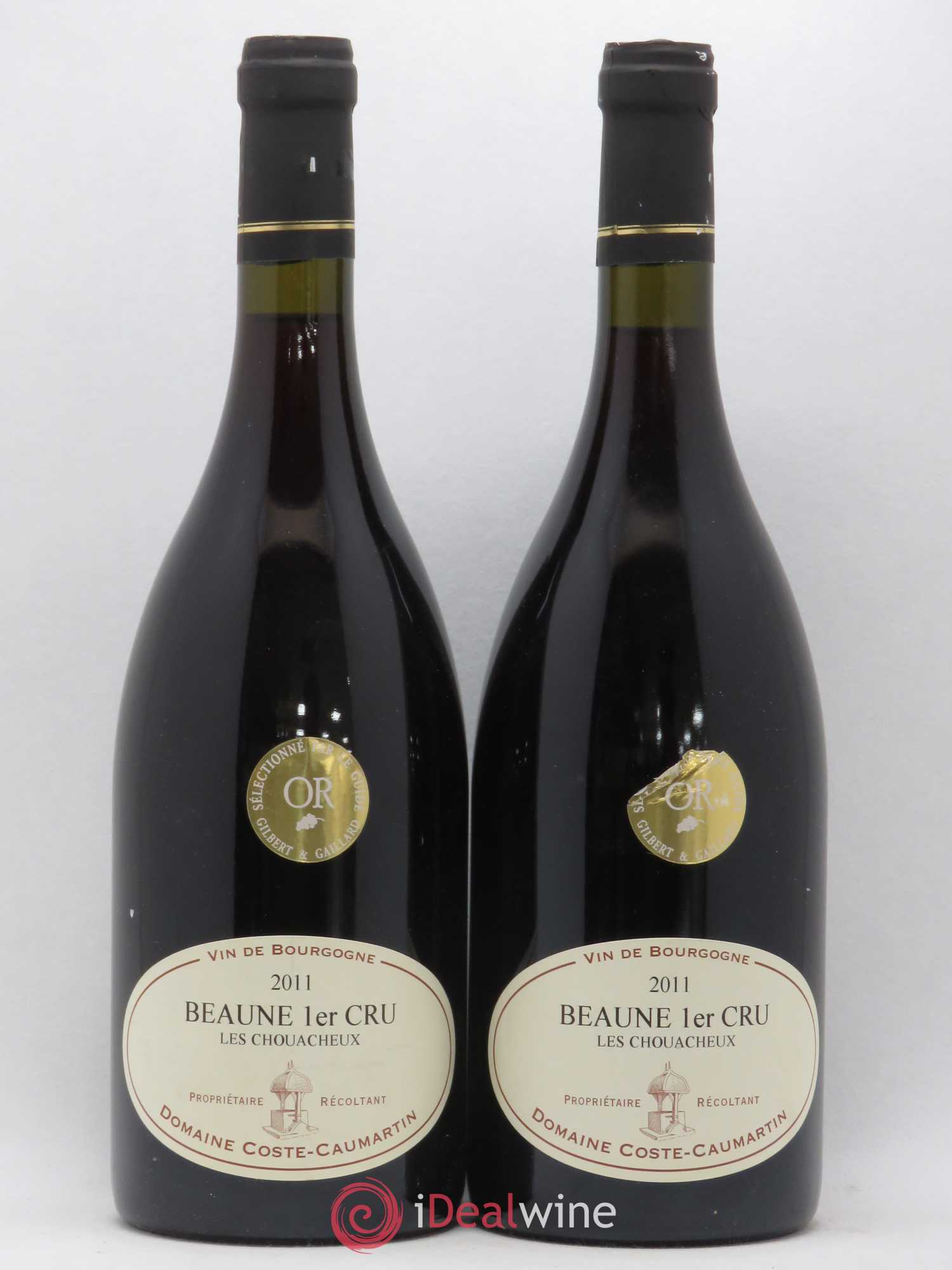 Beaune 1er Cru Les Chouacheux Domaine Coste Caumartin 2011 - Posten von 2 Flaschen - 0