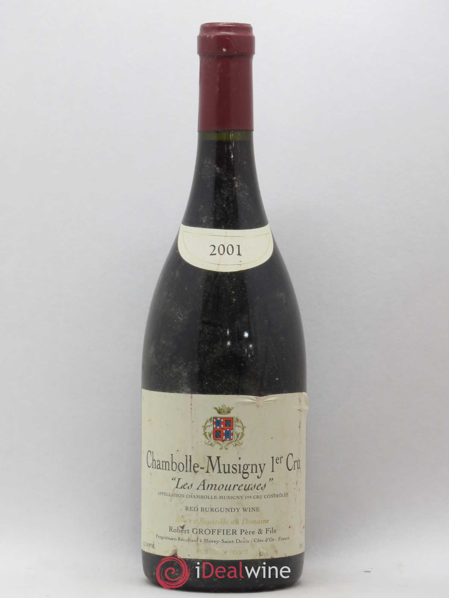 Chambolle-Musigny 1er Cru Les Amoureuses Robert Groffier Père & Fils (Domaine) 2001 - Lot de 1 bouteille - 0