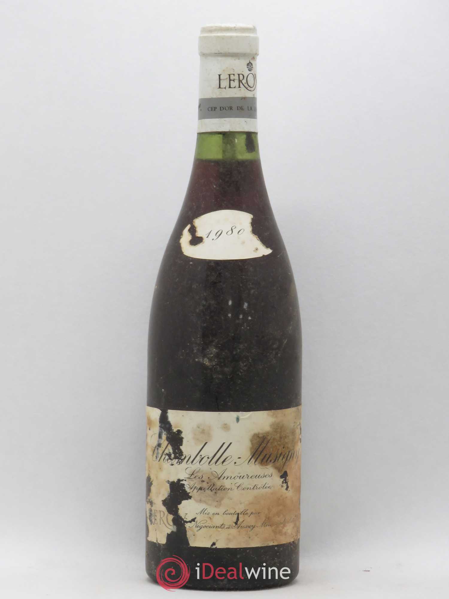 Chambolle-Musigny 1er Cru Les Amoureuses Leroy SA 1980 - Posten von 1 Flasche - 0