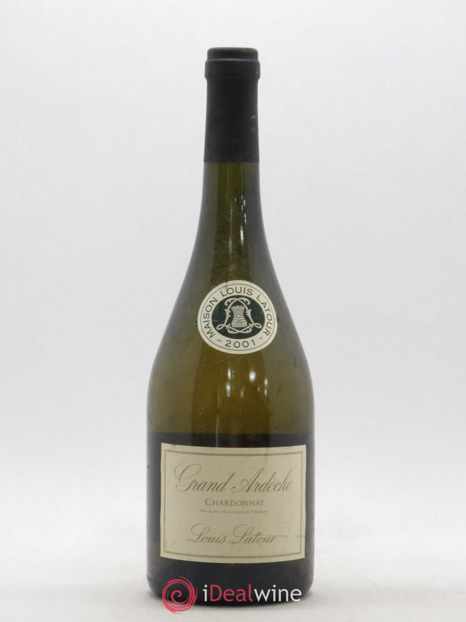 Rhône IGP Coteaux de l'Ardèche Grand Ardeche Louis Latour Chardonnay 2001 - Posten von 1 Flasche - 0