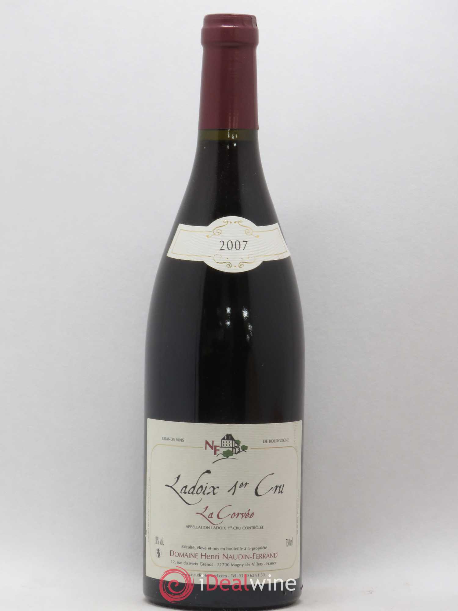 Ladoix 1er Cru La Corvée Domaine Henri Naudin-Ferrand 2007 - Posten von 1 Flasche - 0