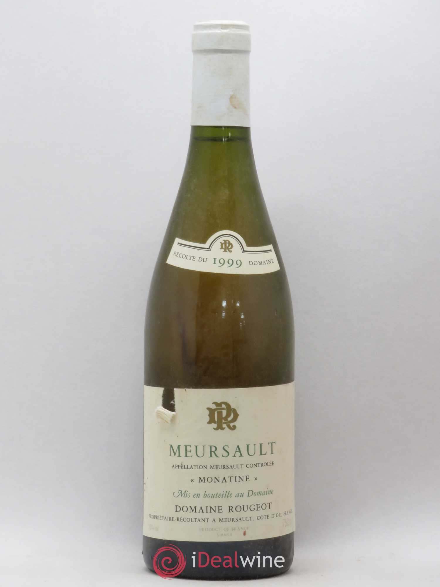 Meursault Monatine Domaine Rougeot 1999 - Posten von 1 Flasche - 0