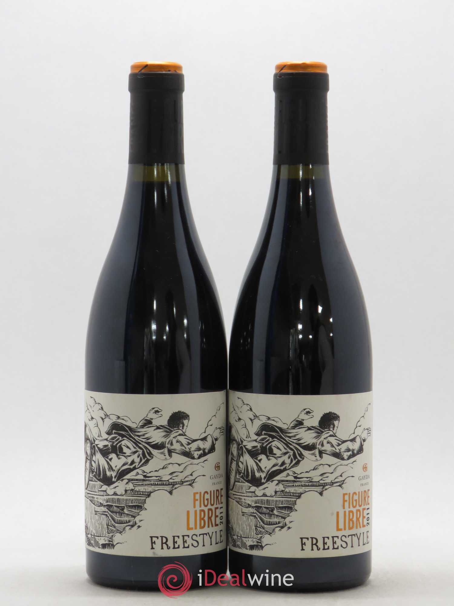 Pays d'Oc Gayda Freestyle Figure Libre (sans prix de réserve) 2011 - Posten von 2 Flaschen - 0