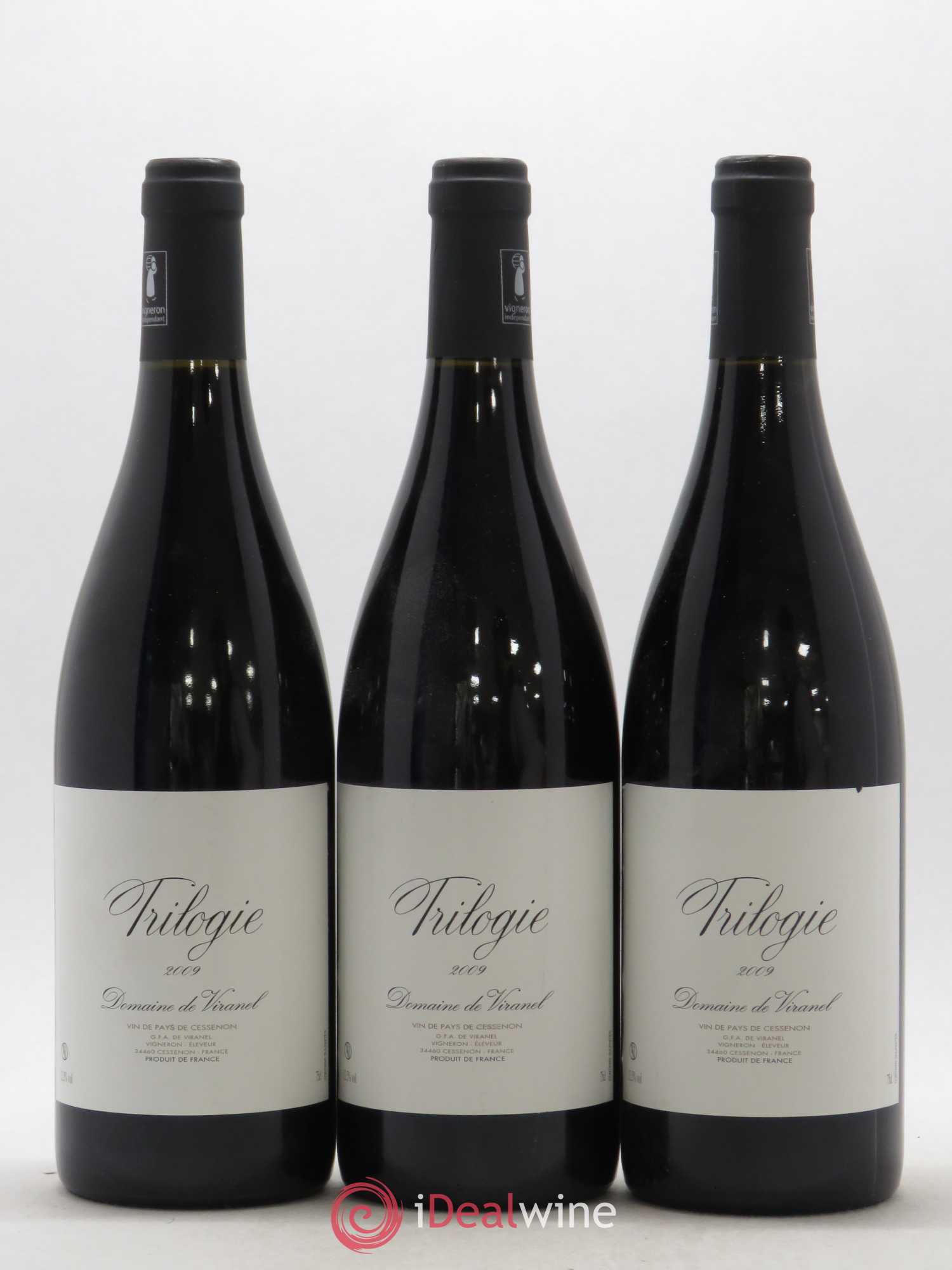 Languedoc Vin du pays de Cessenon Trilogie Domaine de Viranel 2009 - Posten von 12 Flaschen - 4