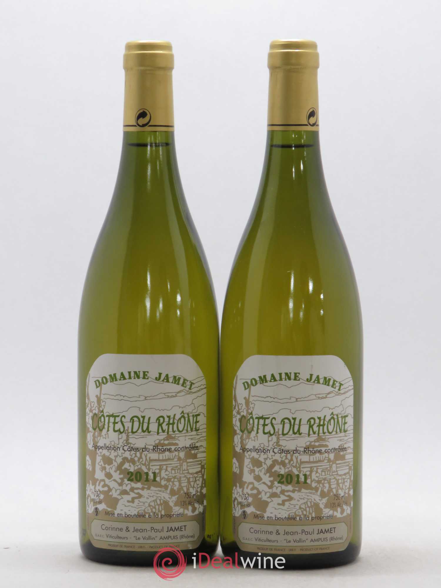 Côtes-du-Rhône Jamet (Domaine) 2011 - Lot de 2 bouteilles - 0
