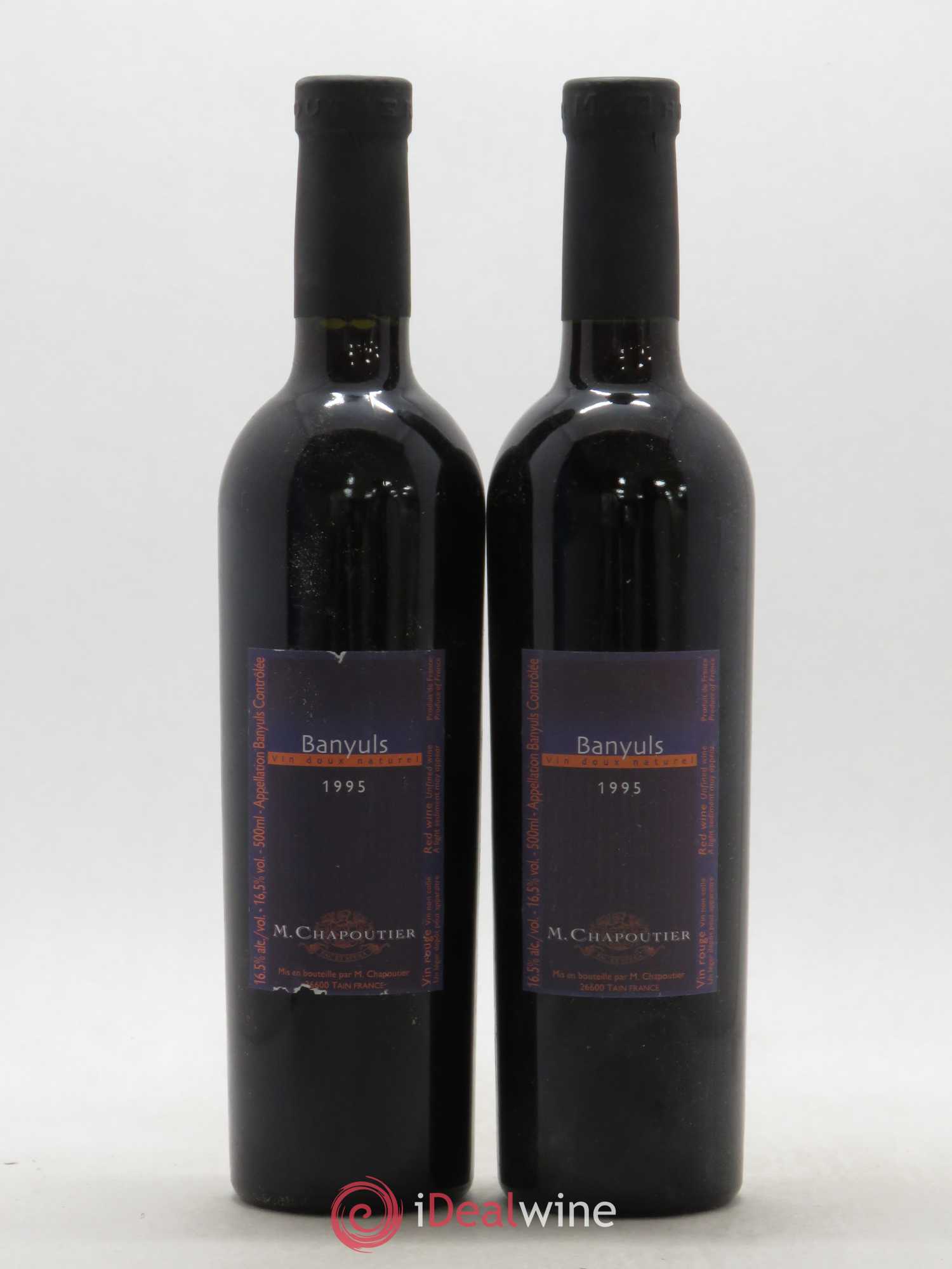 Banyuls M. Chapoutier 1995 - Lot de 2 bouteilles - 0