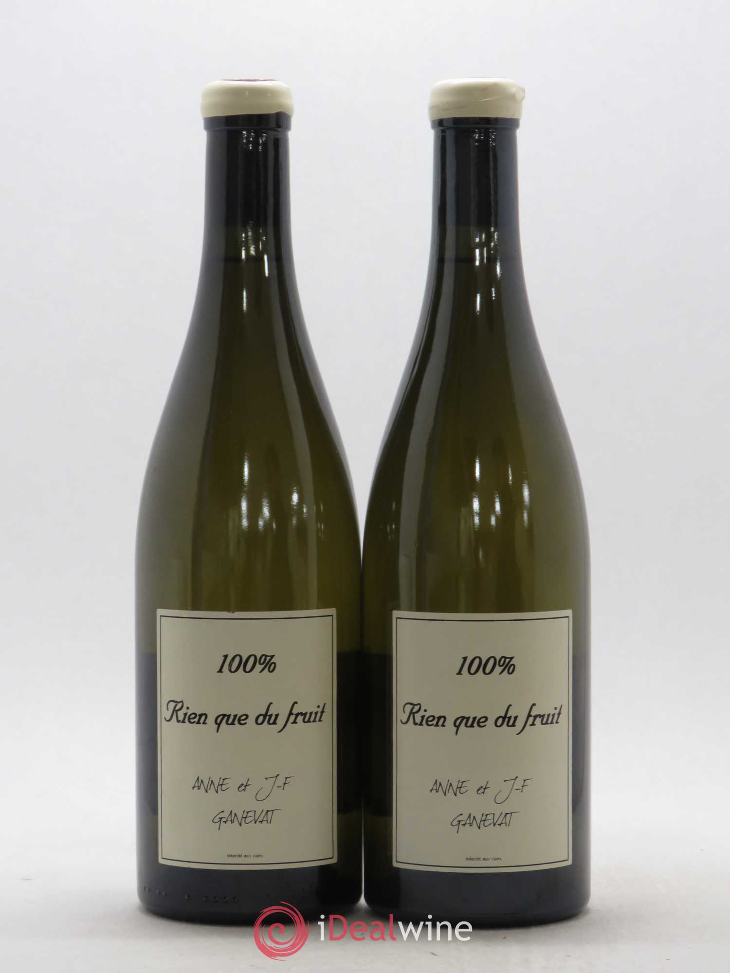 Vin de France 100% Rien que du fruit Anne et Jean François Ganevat 2013 - Lot de 2 bouteilles - 0