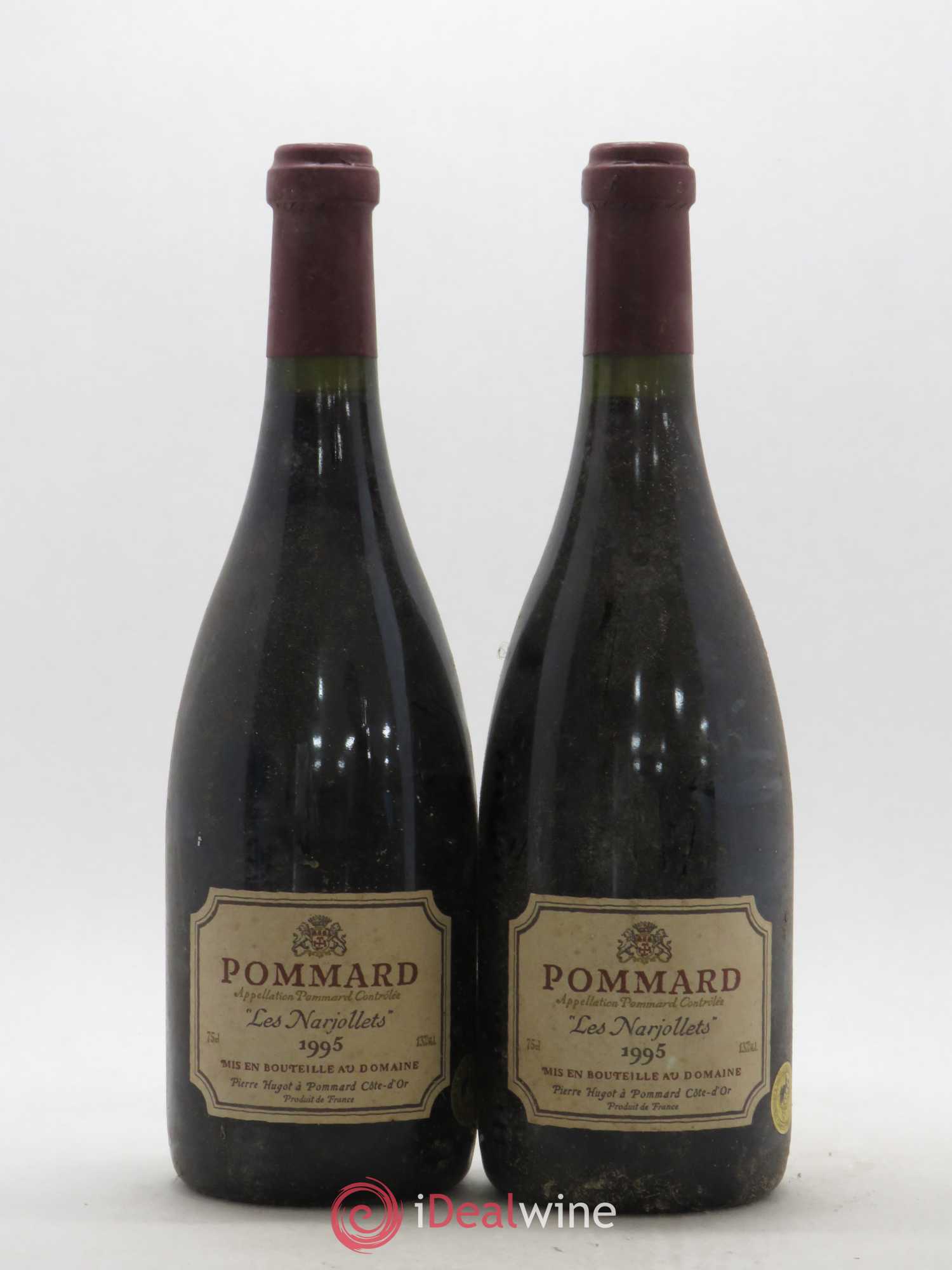 Pommard Les Narjollets Pierre Hugo 1995 - Posten von 2 Flaschen - 0