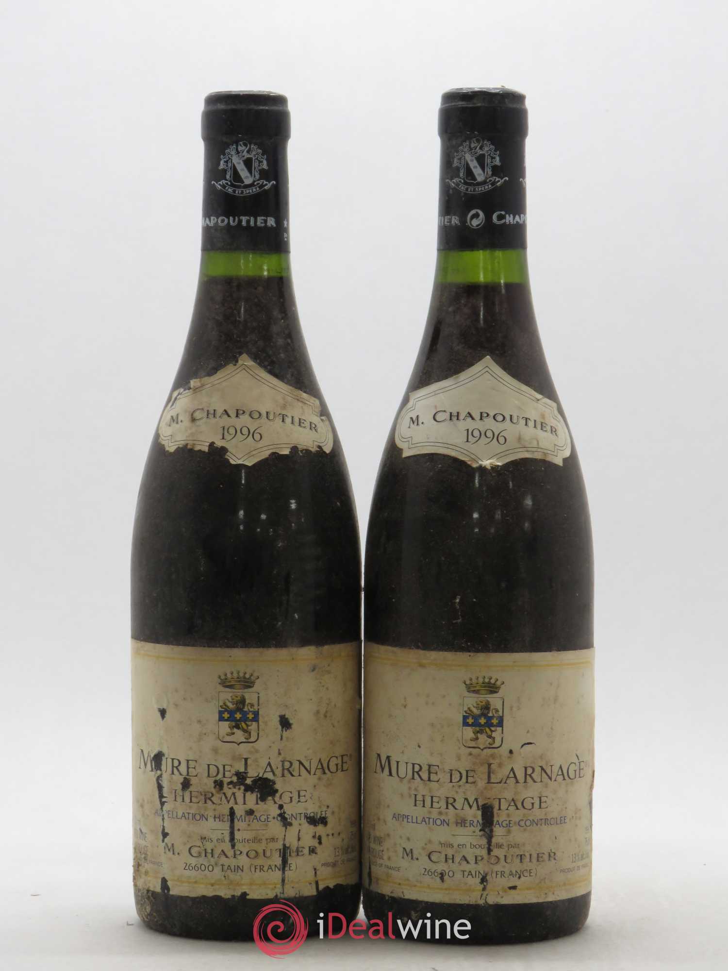 Hermitage Chapoutier Mure de Larnage 1996 - Lot de 2 bouteilles - 0