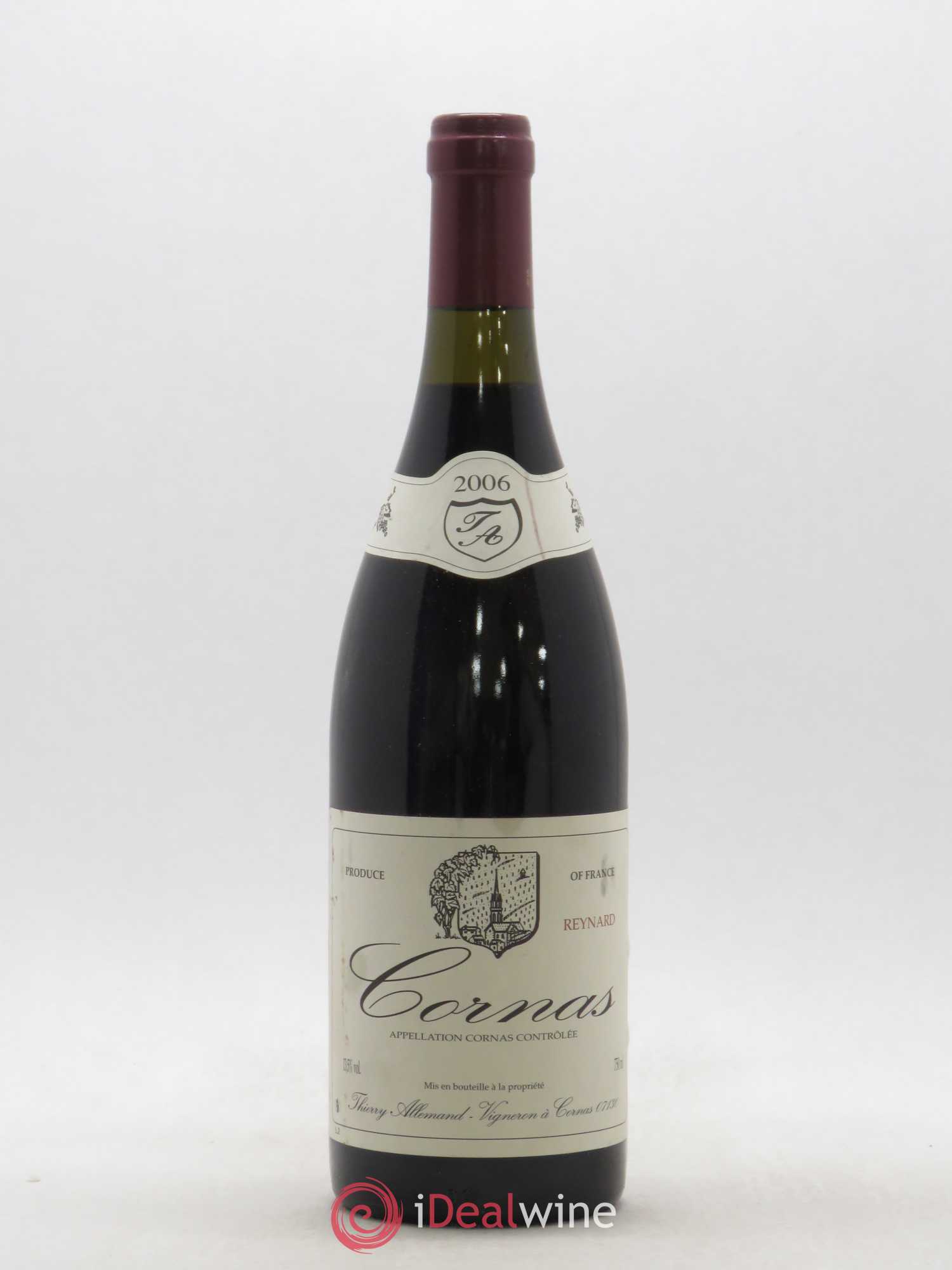 Cornas Thierry Allemand Reynard 2006 - Lot de 1 bouteille - 0