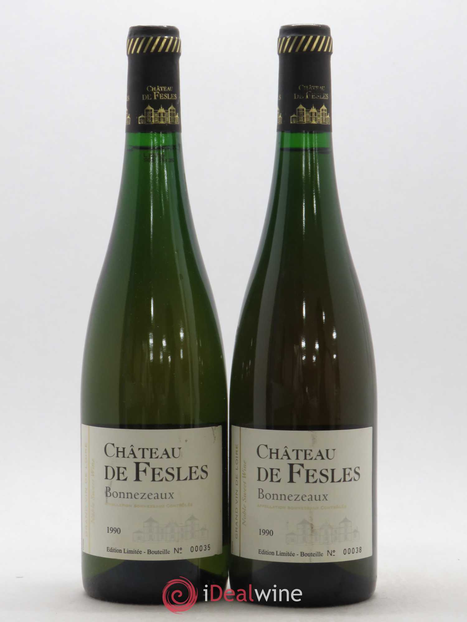 Bonnezeaux Château de Fesles 1990 - Lotto di 2 bottiglie - 0