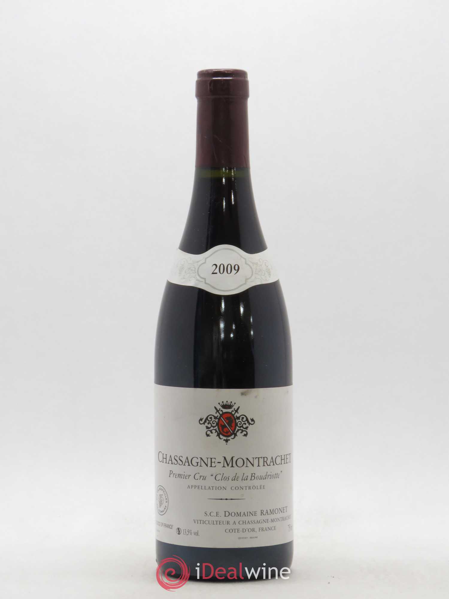 Chassagne-Montrachet 1er Cru Clos de la Boudriotte Ramonet (Domaine) 2009 - Lot de 1 bouteille - 0