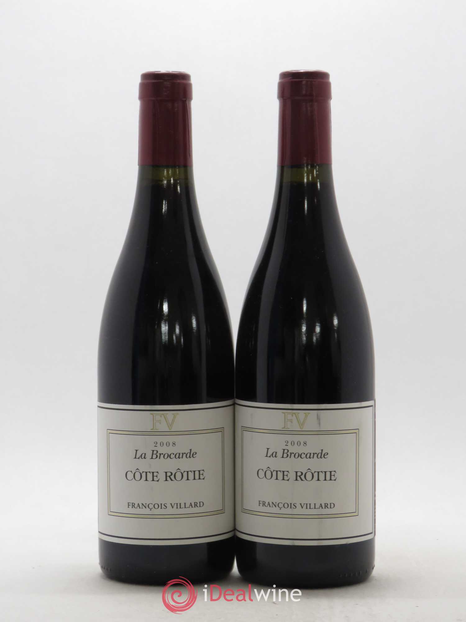 Côte-Rôtie La Brocarde François Villard 2008 - Lot de 2 bouteilles - 0