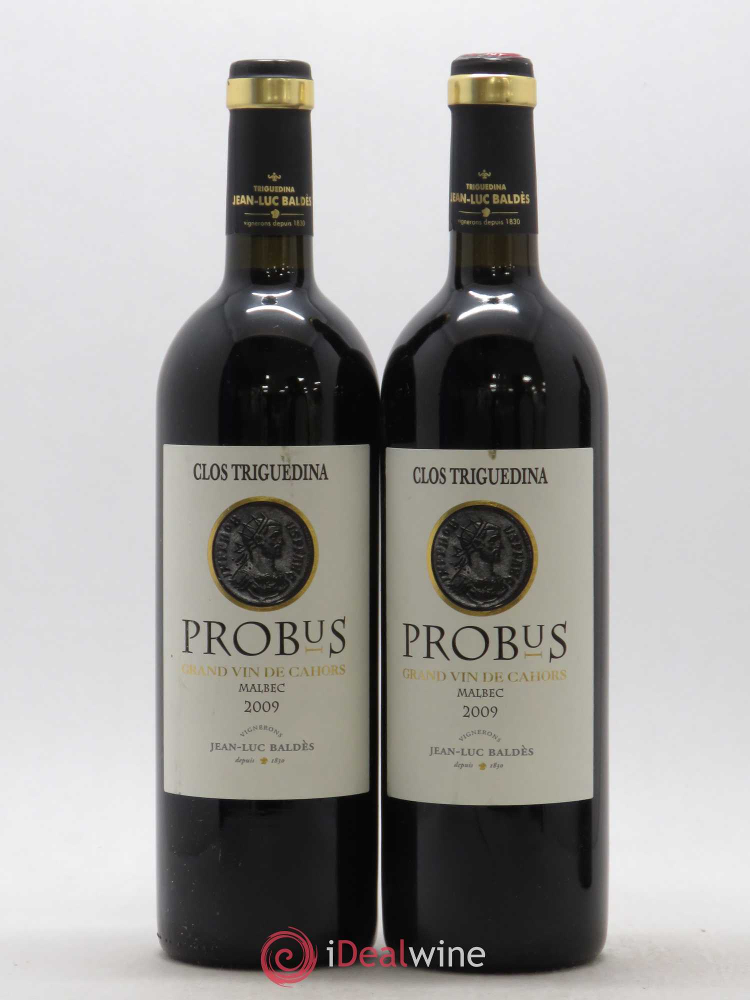 Cahors Clos Triguedina Jean-Luc Baldès Probus 2009 - Lot of 2 bottles - 0
