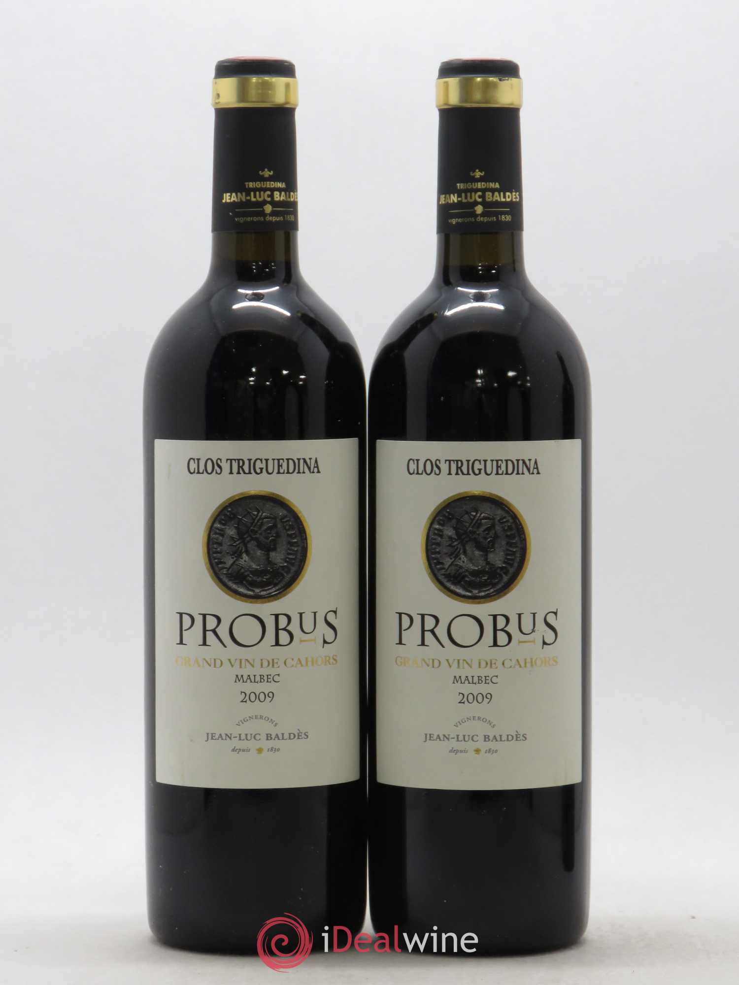 Cahors Clos Triguedina Jean-Luc Baldès Probus 2009 - Lot de 2 bouteilles - 0