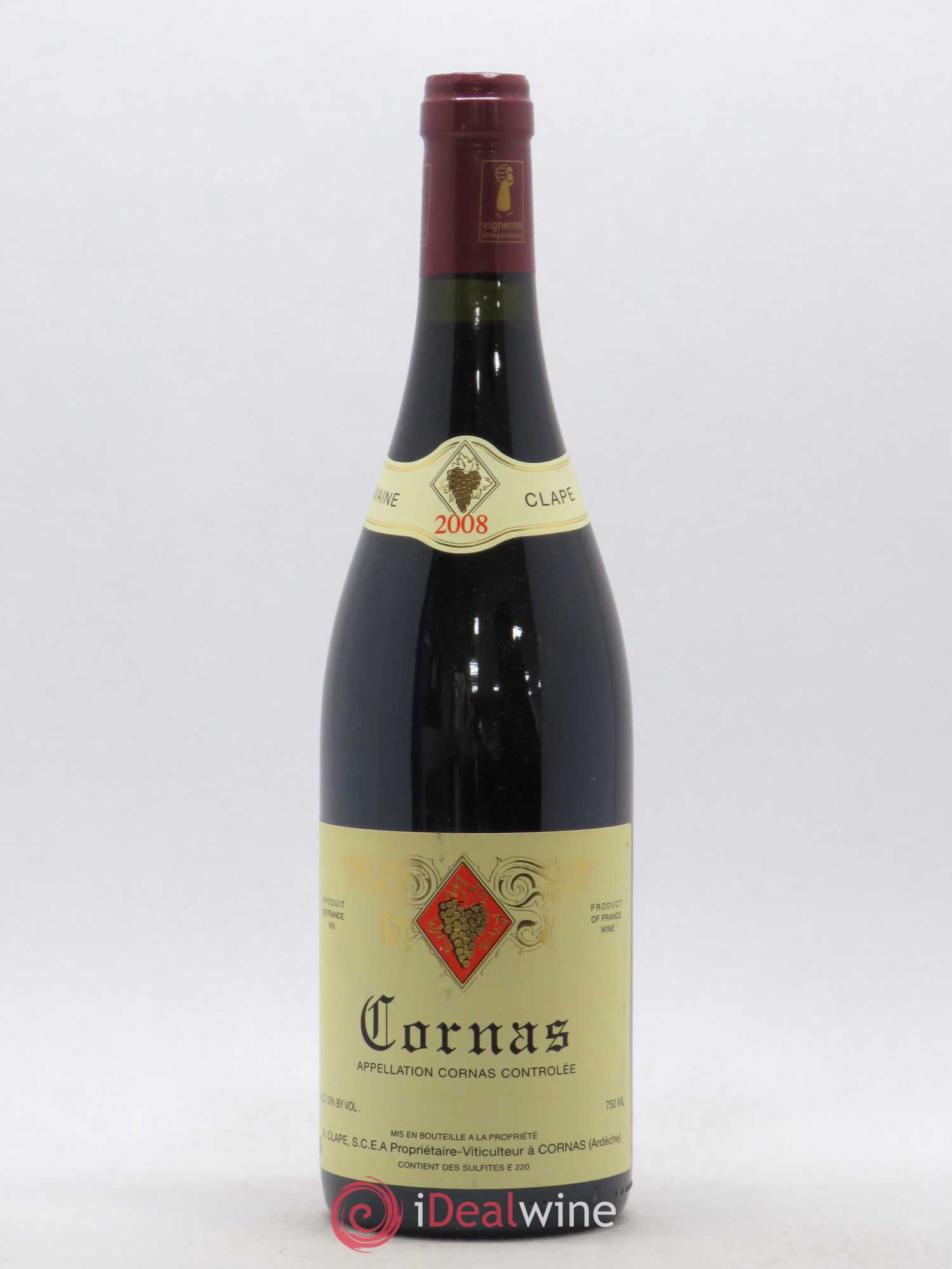 Cornas Auguste Clape 2008 - Lot de 1 bouteille - 0