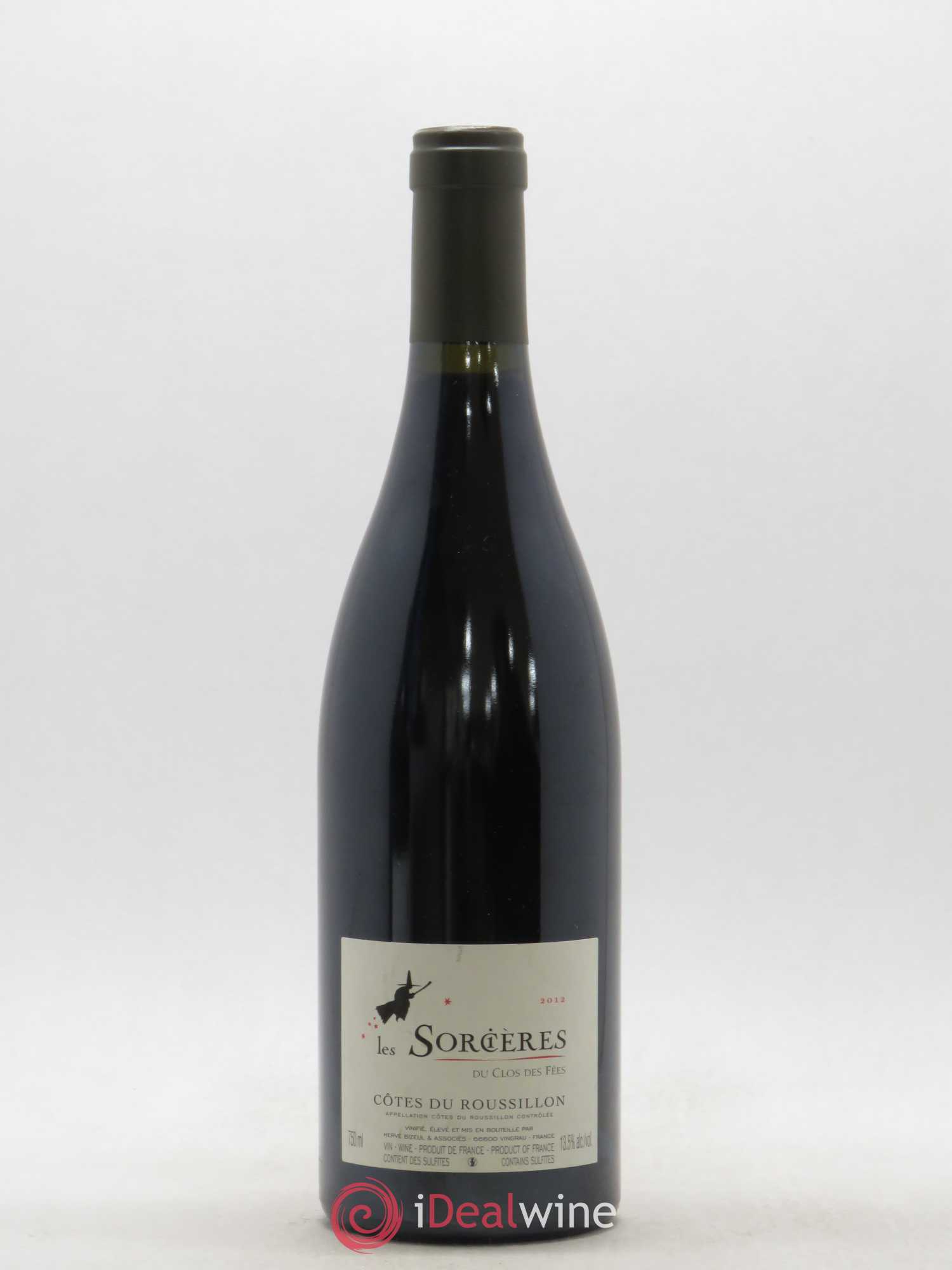 Côtes du Roussillon Clos des Fées Les Sorcières Hervé Bizeul 2012 - Lot de 1 bouteille - 0