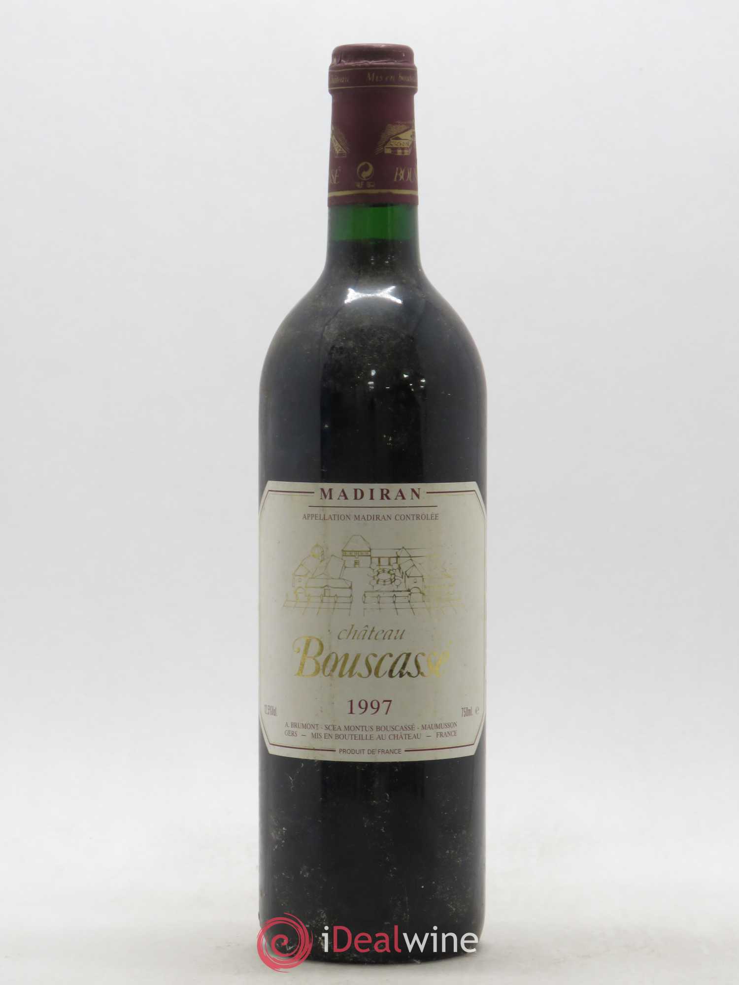 Madiran Château Bouscassé Alain Brumont 1997 - Lot de 1 bouteille - 0