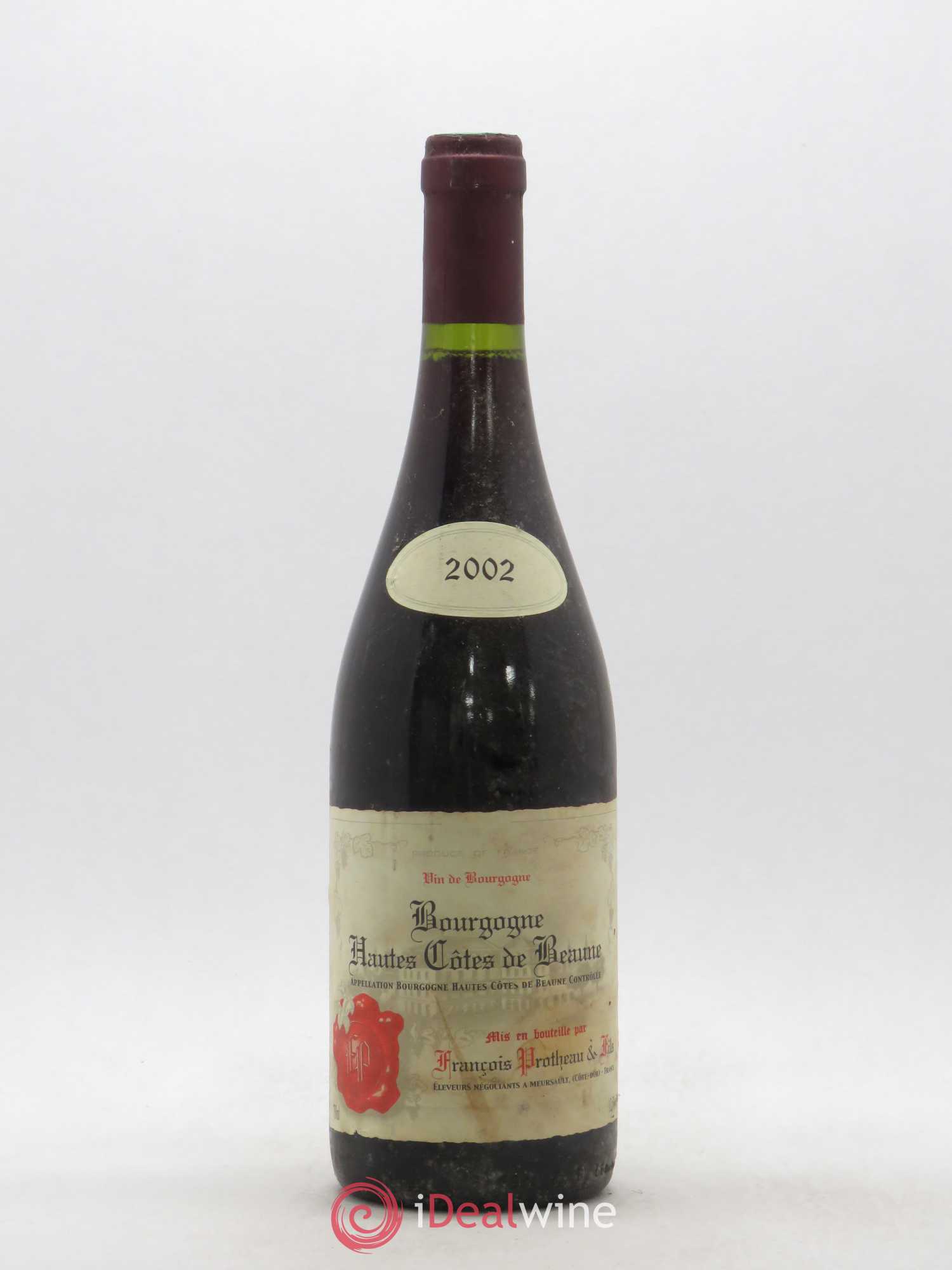 Hautes-Côtes de Beaune François Protheau 2002 - Lot de 1 bouteille - 0