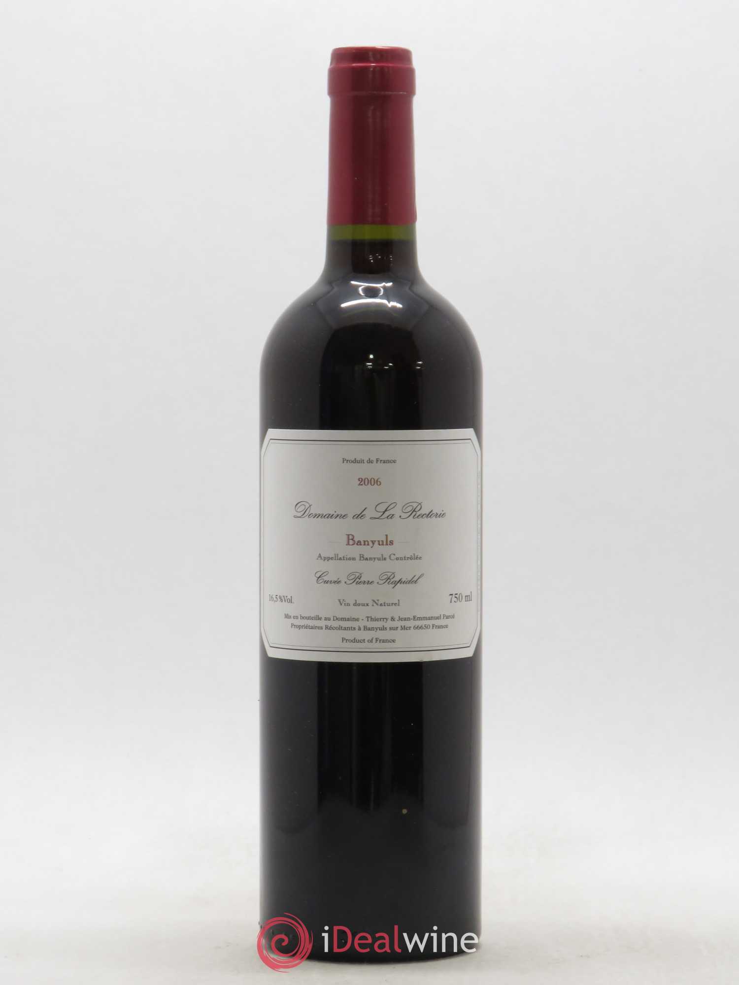 Banyuls Cuvee Pierre Rapidel Domaine de La Rectorie 2006 - Posten von 1 Flasche - 0