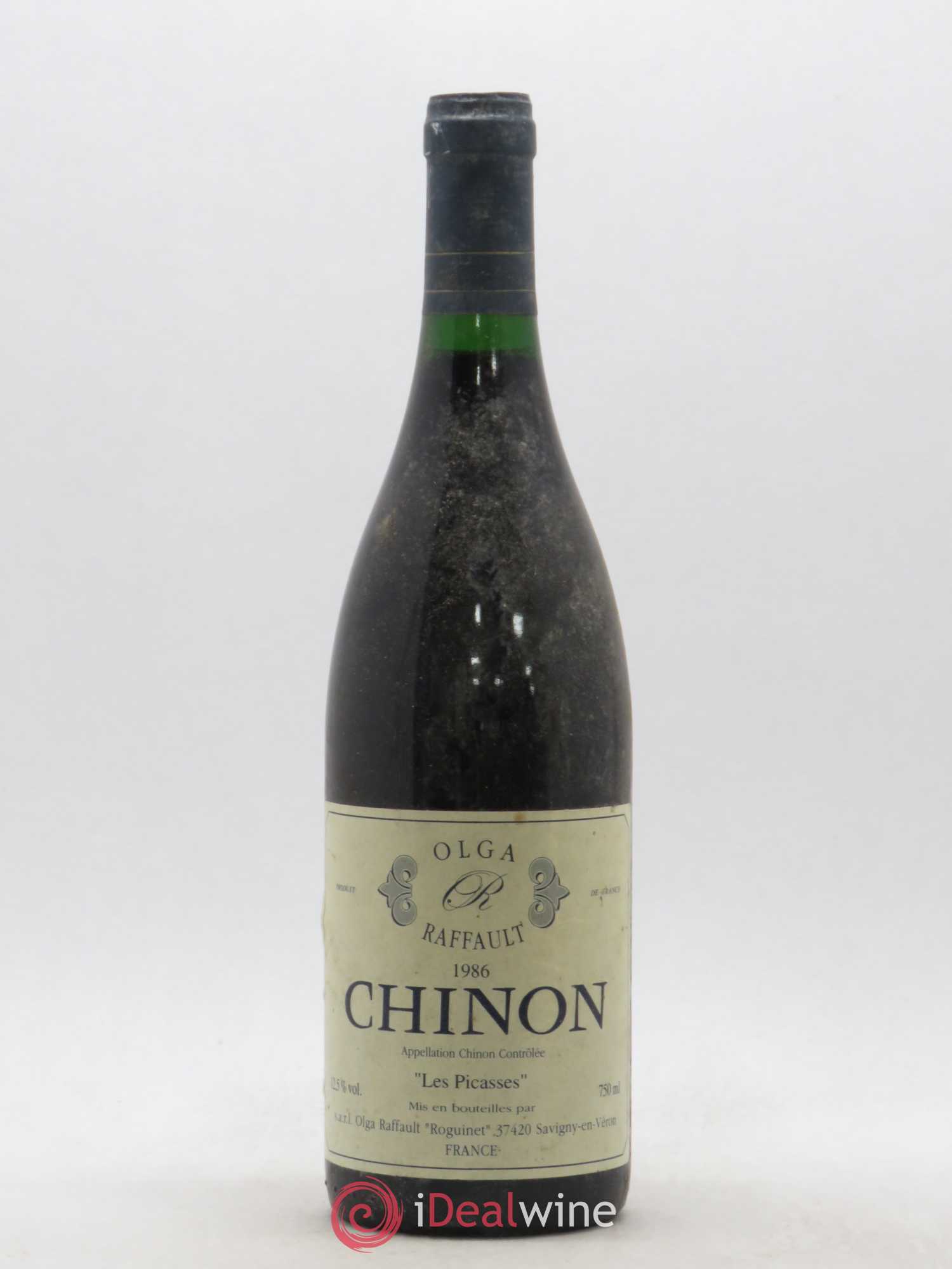 Chinon Les Picasses Olga Raffault 1986 - Lot de 1 bouteille - 0
