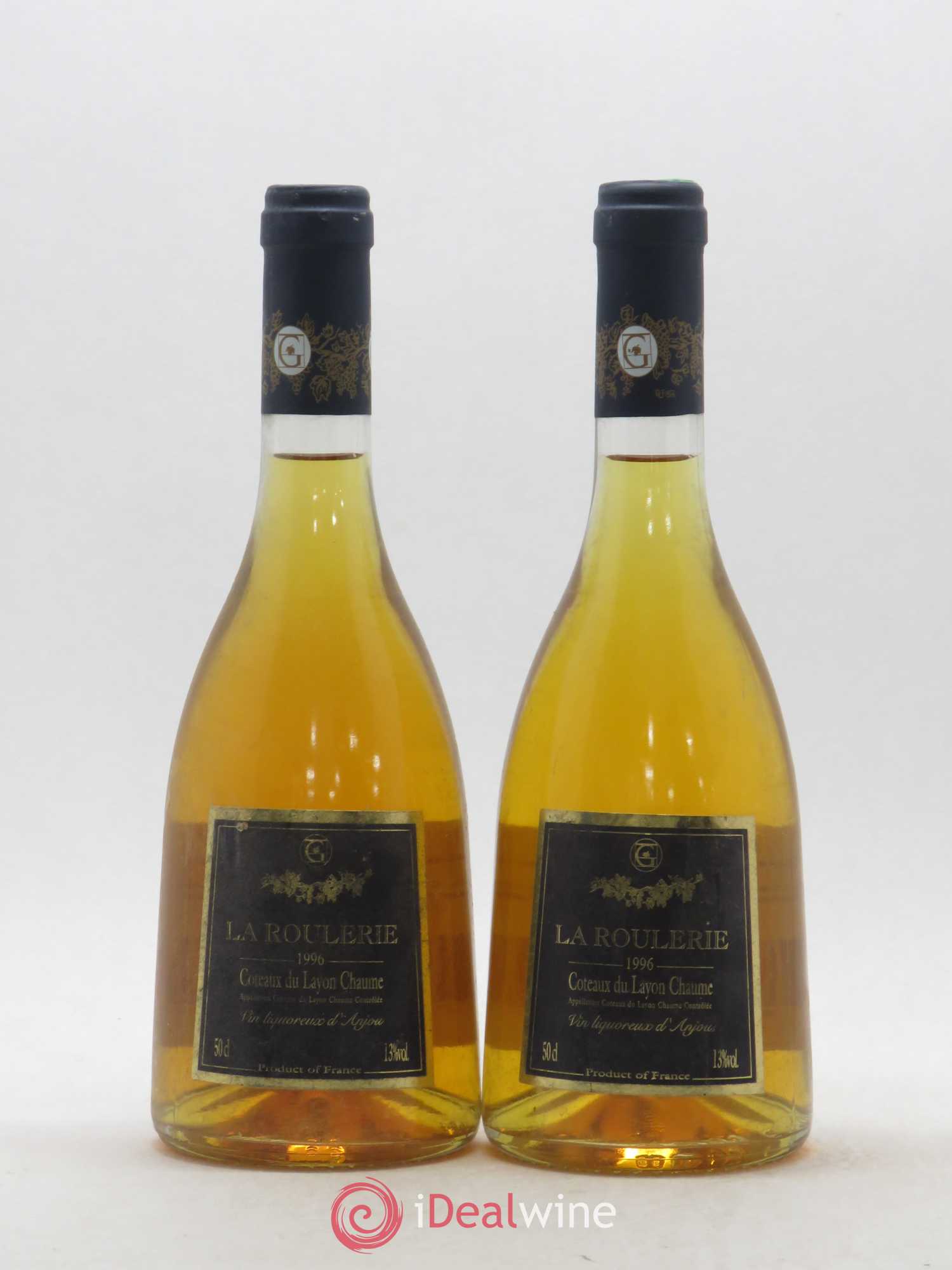 Coteaux du Layon Château de la Roulerie 50 cl (sans prix de réserve) 1996 - Lotto di 2 bottiglie - 0