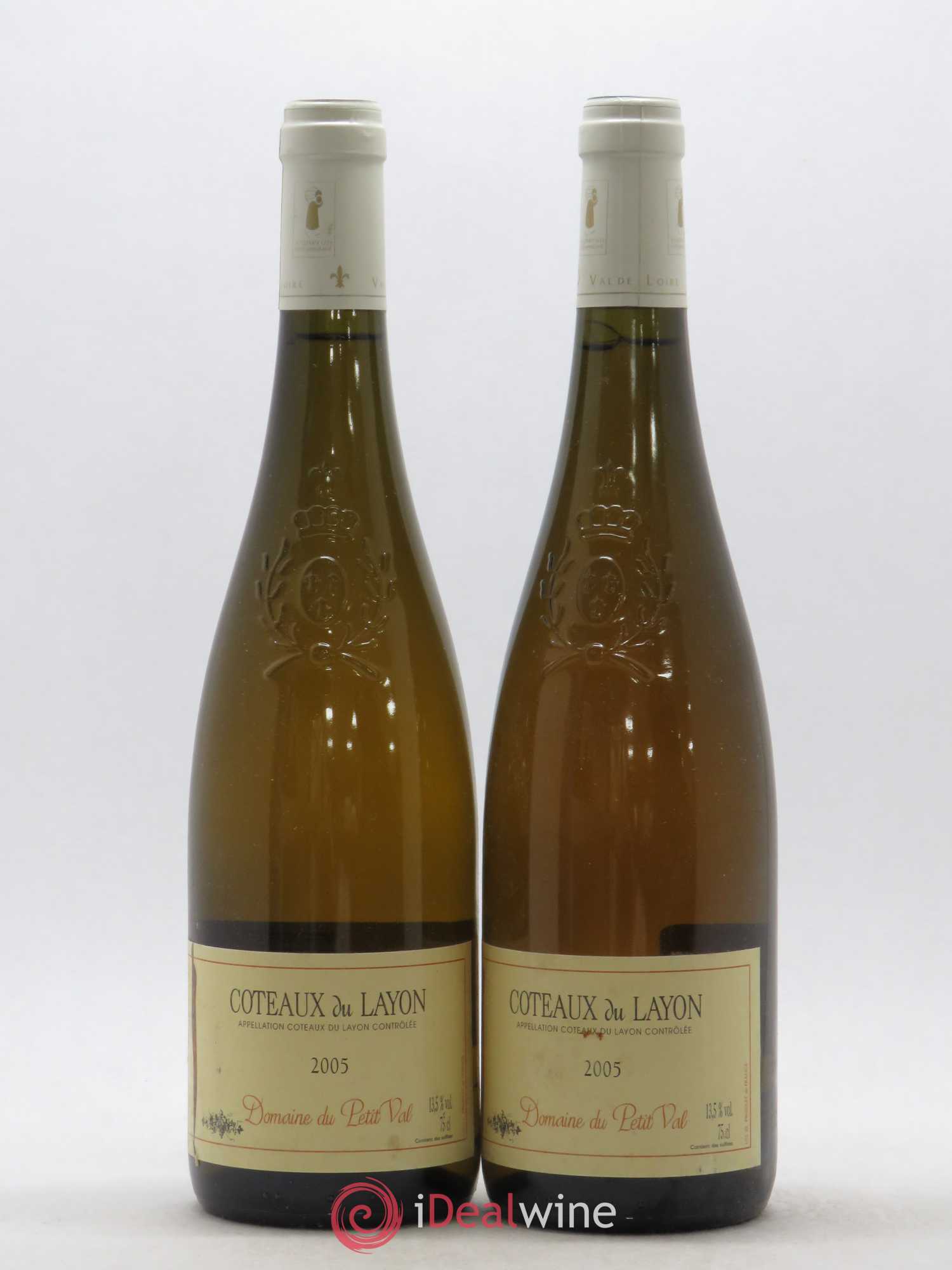 Coteaux du Layon Domaine du Petit Val 2005 - Lotto di 2 bottiglie - 0