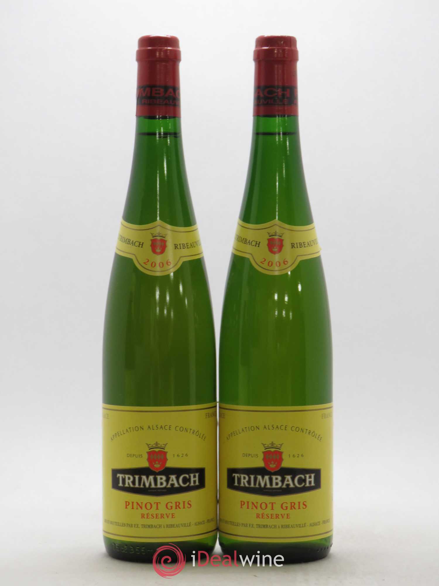 Alsace Pinot Gris Réserve Trimbach (Domaine) 2006 - Lot de 2 bouteilles - 0