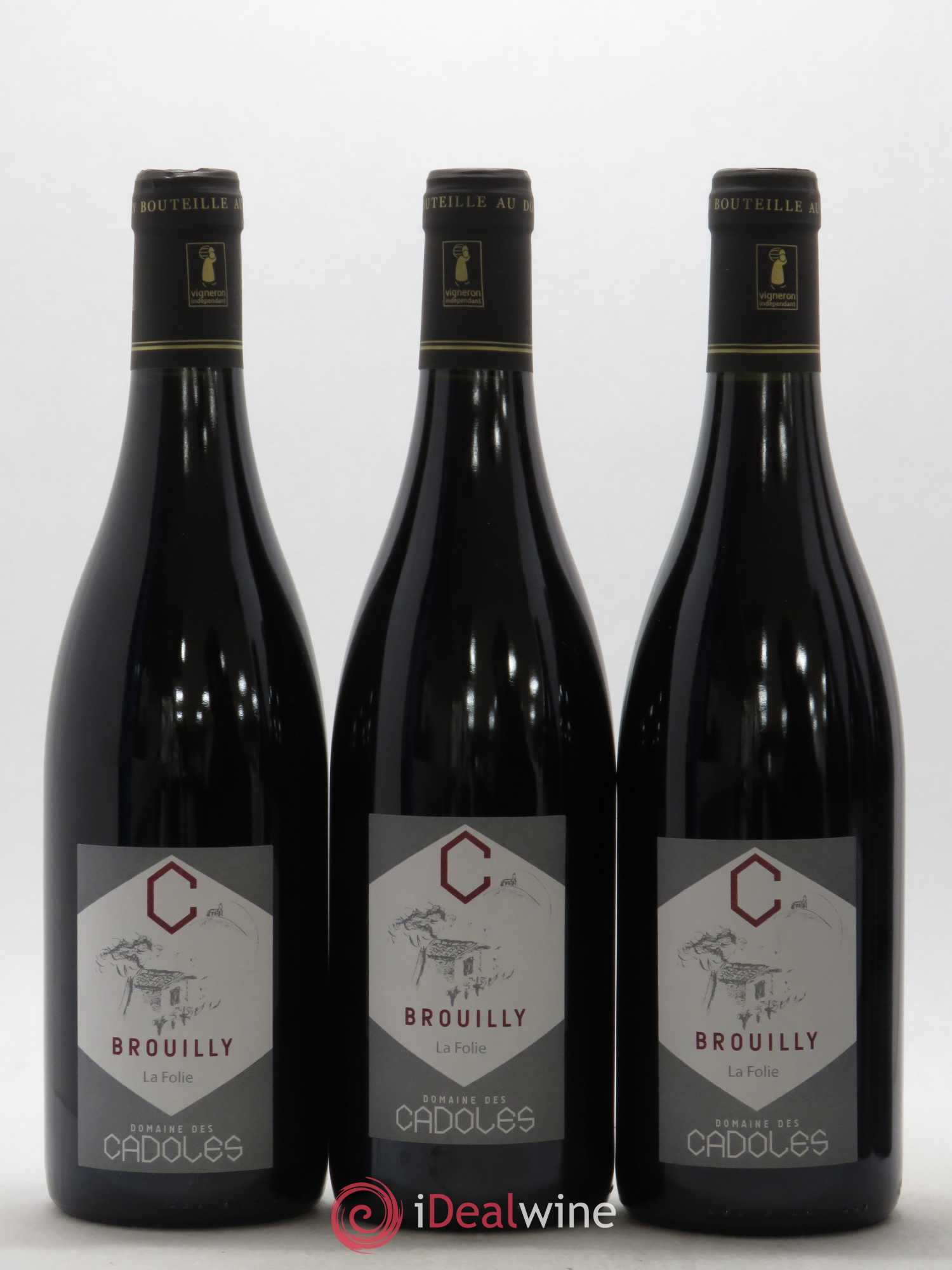 Brouilly La Folie Domaine des Cadoles 2014 - Posten von 6 Flaschen - 1