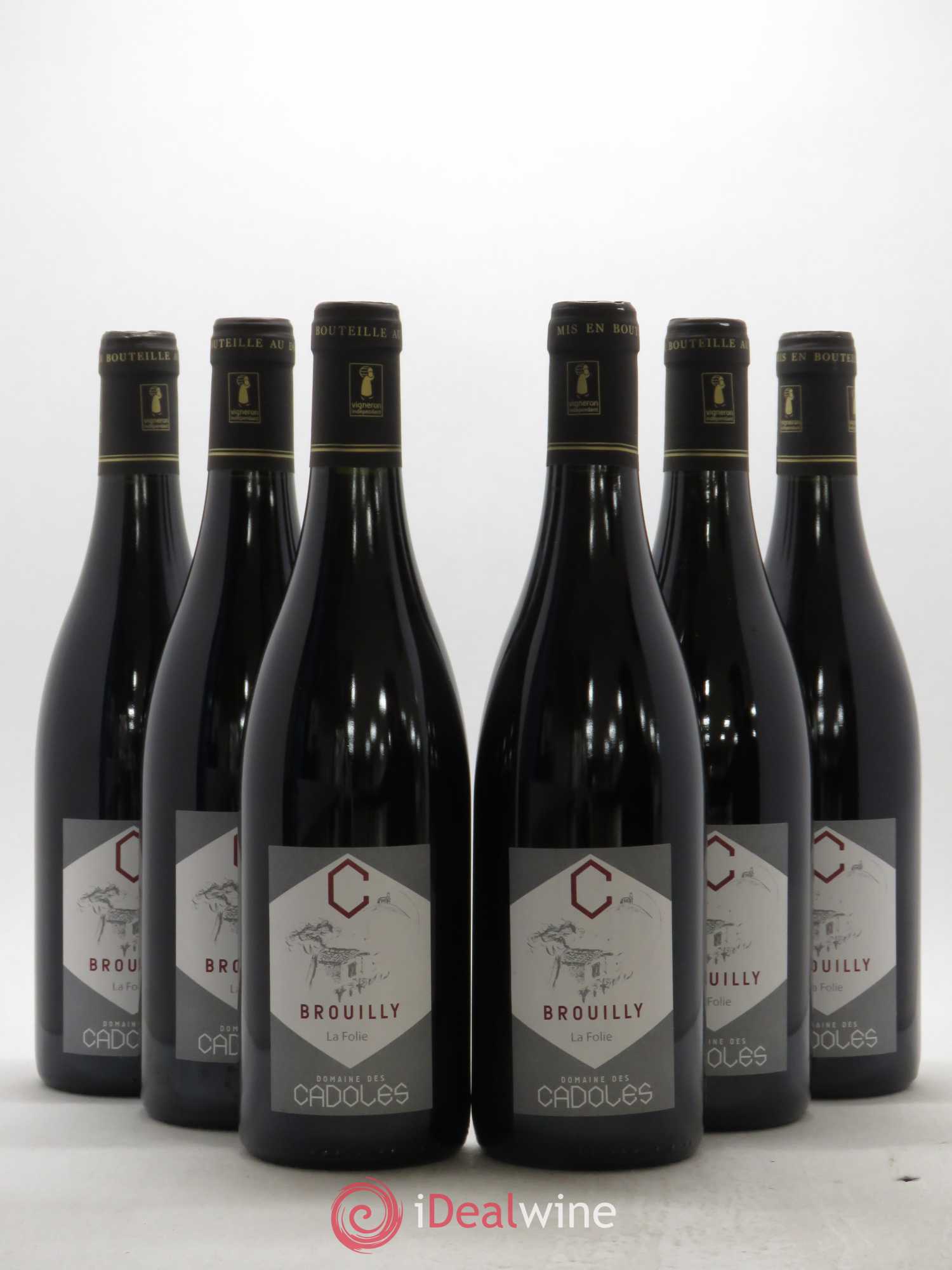 Brouilly La Folie Domaine des Cadoles 2014 - Posten von 6 Flaschen - 0