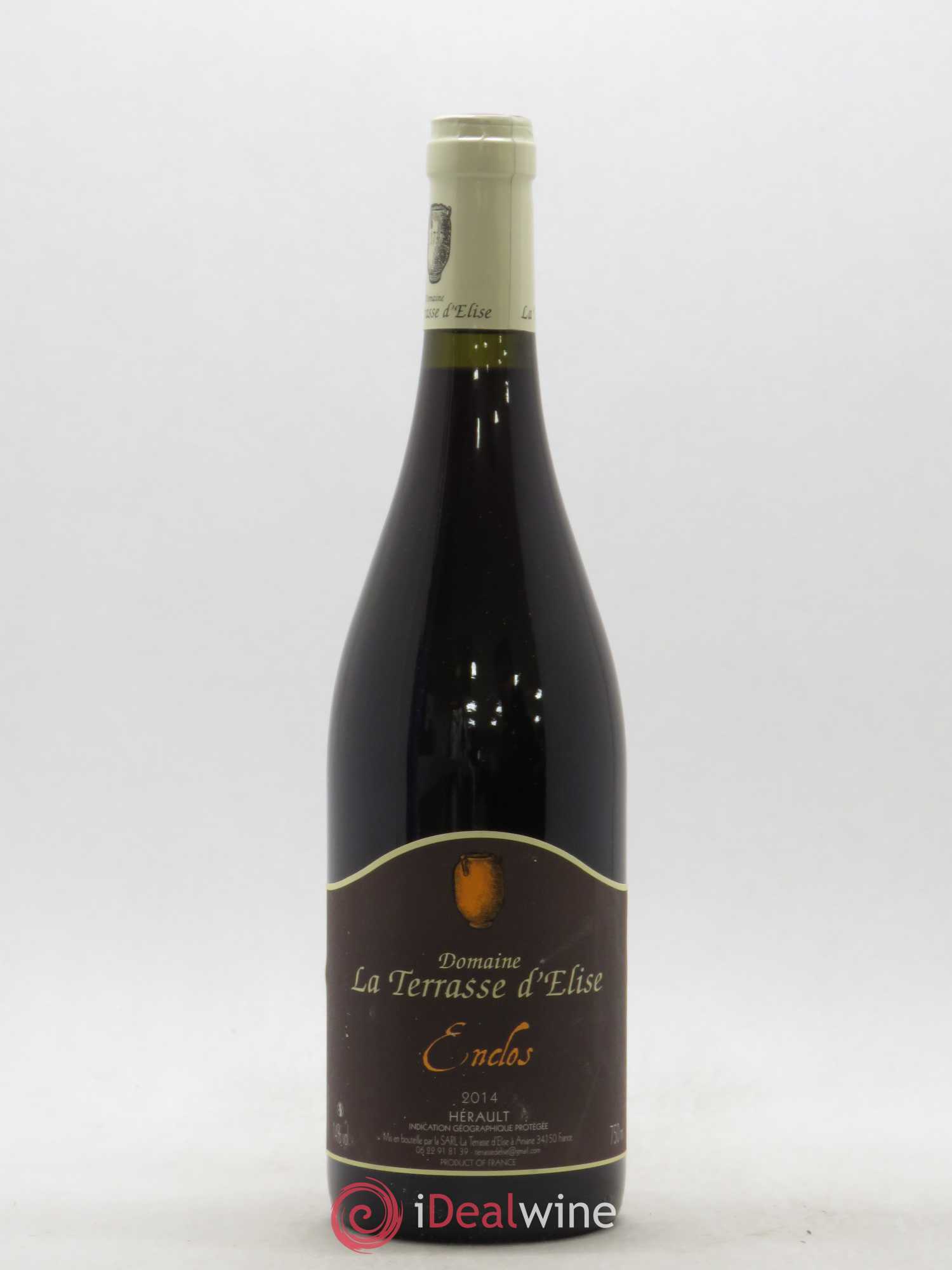 Pays d'Hérault L'Enclos Terrasse d'Elise (Domaine de la) 2014 - Lot de 1 bouteille - 0