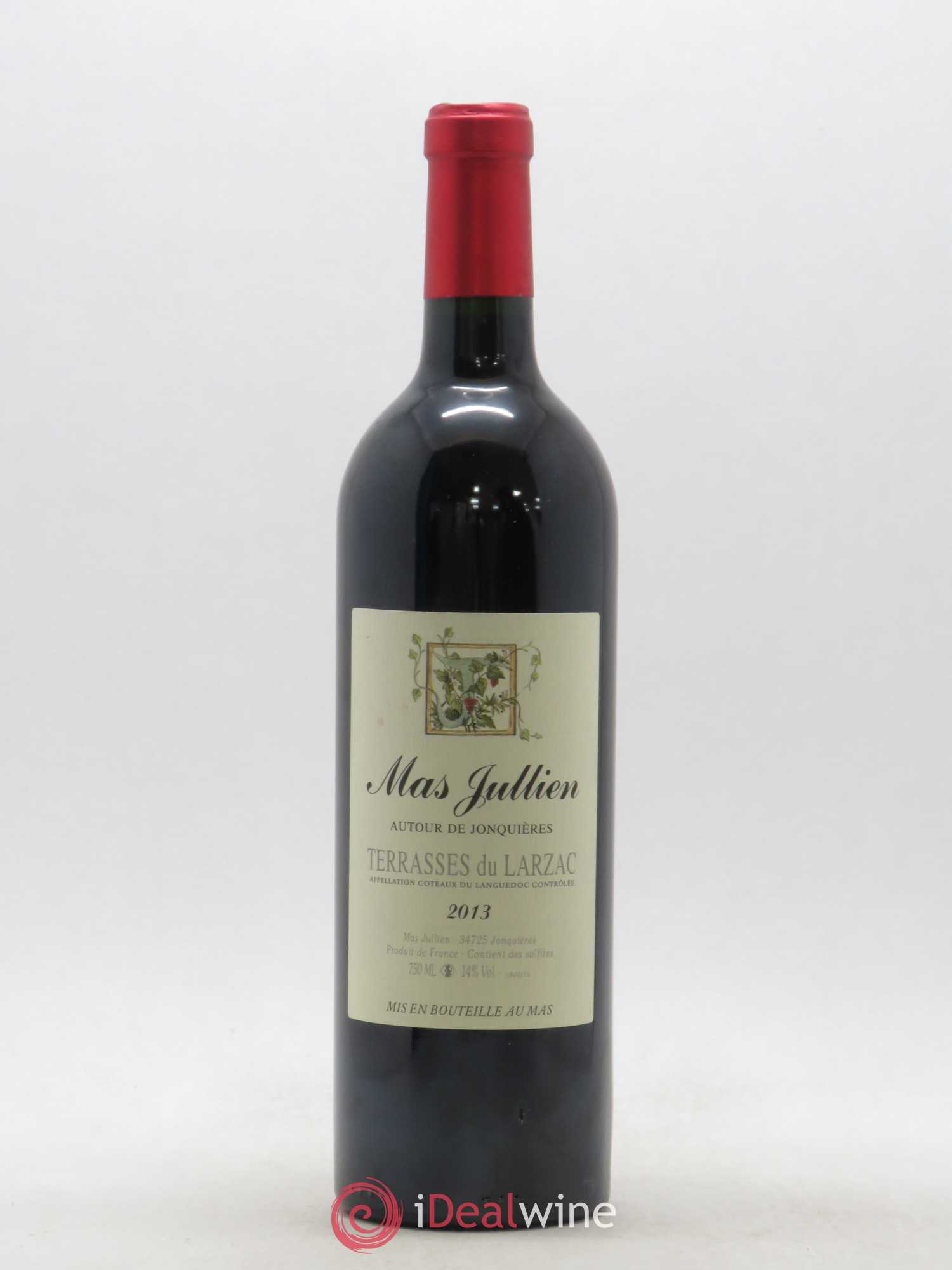 Terrasses du Larzac Mas Jullien Autour de Jonquières Olivier Jullien 2013 - Lot de 1 bouteille - 0