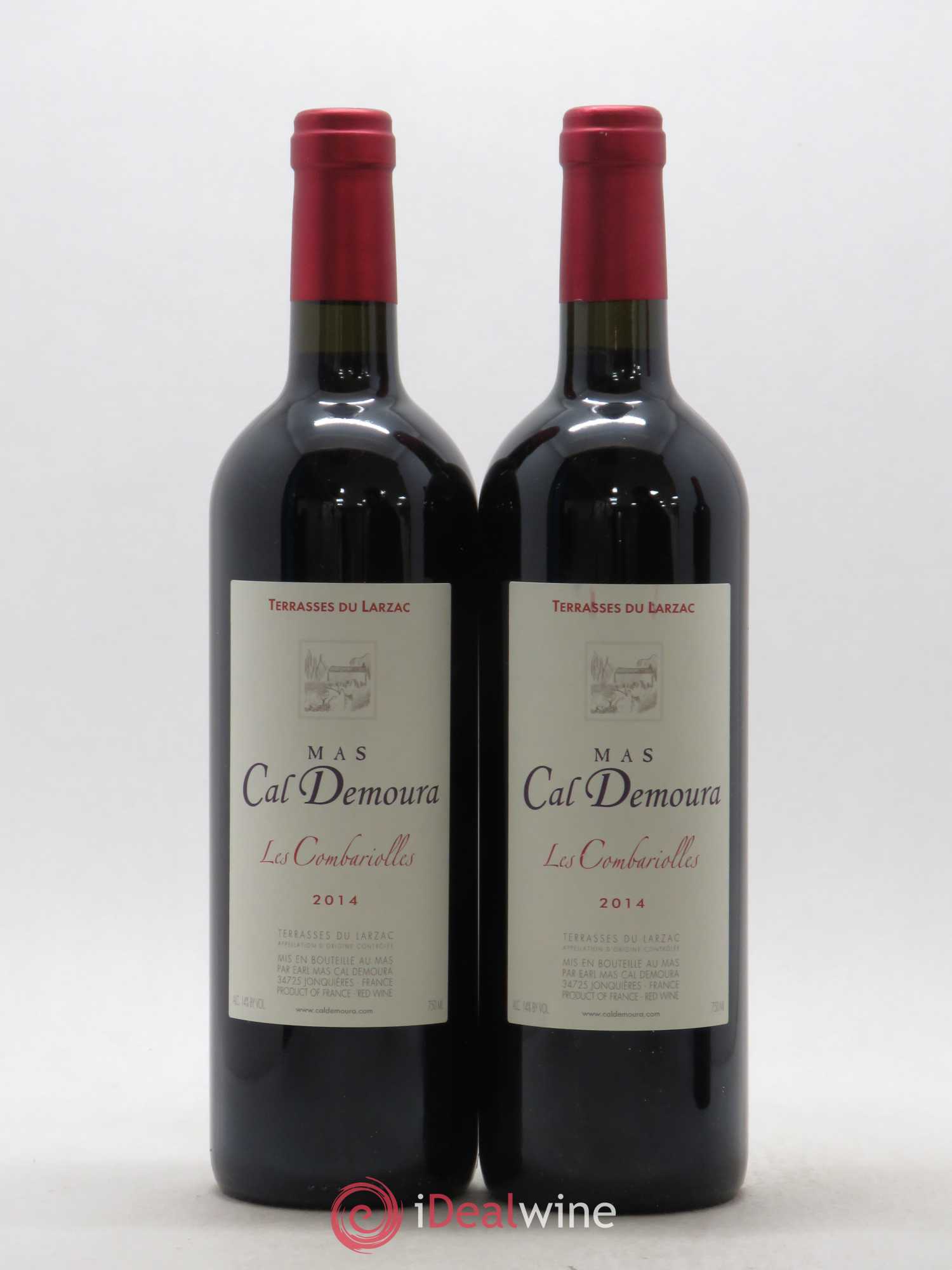 Terrasses du Larzac Les Combariolles Mas Cal Demoura 2014 - Lot de 2 bouteilles - 0