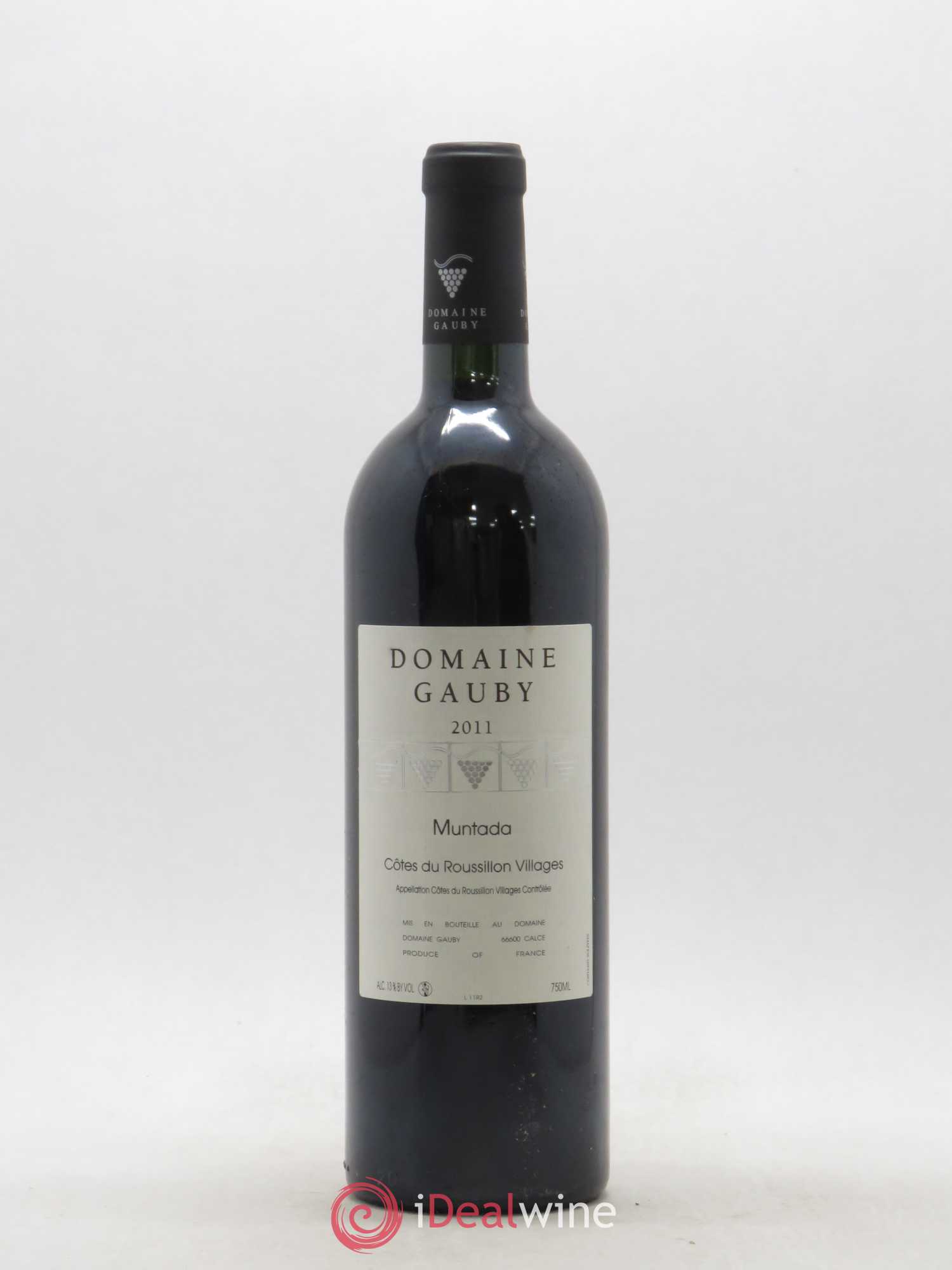 Côtes Catalanes (anciennement Côtes du Roussillon Villages) La Muntada Gauby (Domaine) 2011 - Lot de 1 bouteille - 0