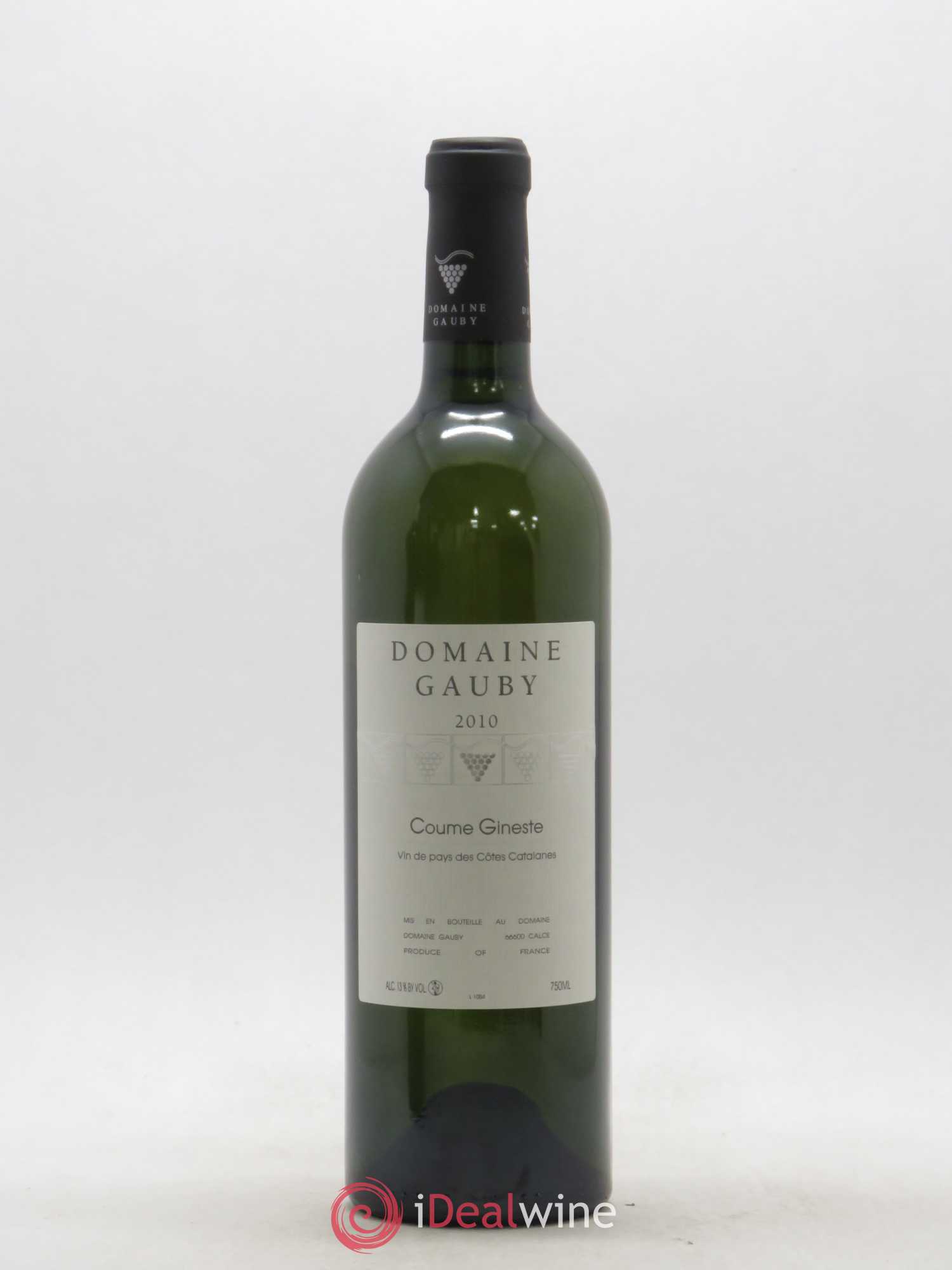 Côtes Catalanes Coume Gineste Gauby (Domaine) 2010 - Lot de 1 bouteille - 0