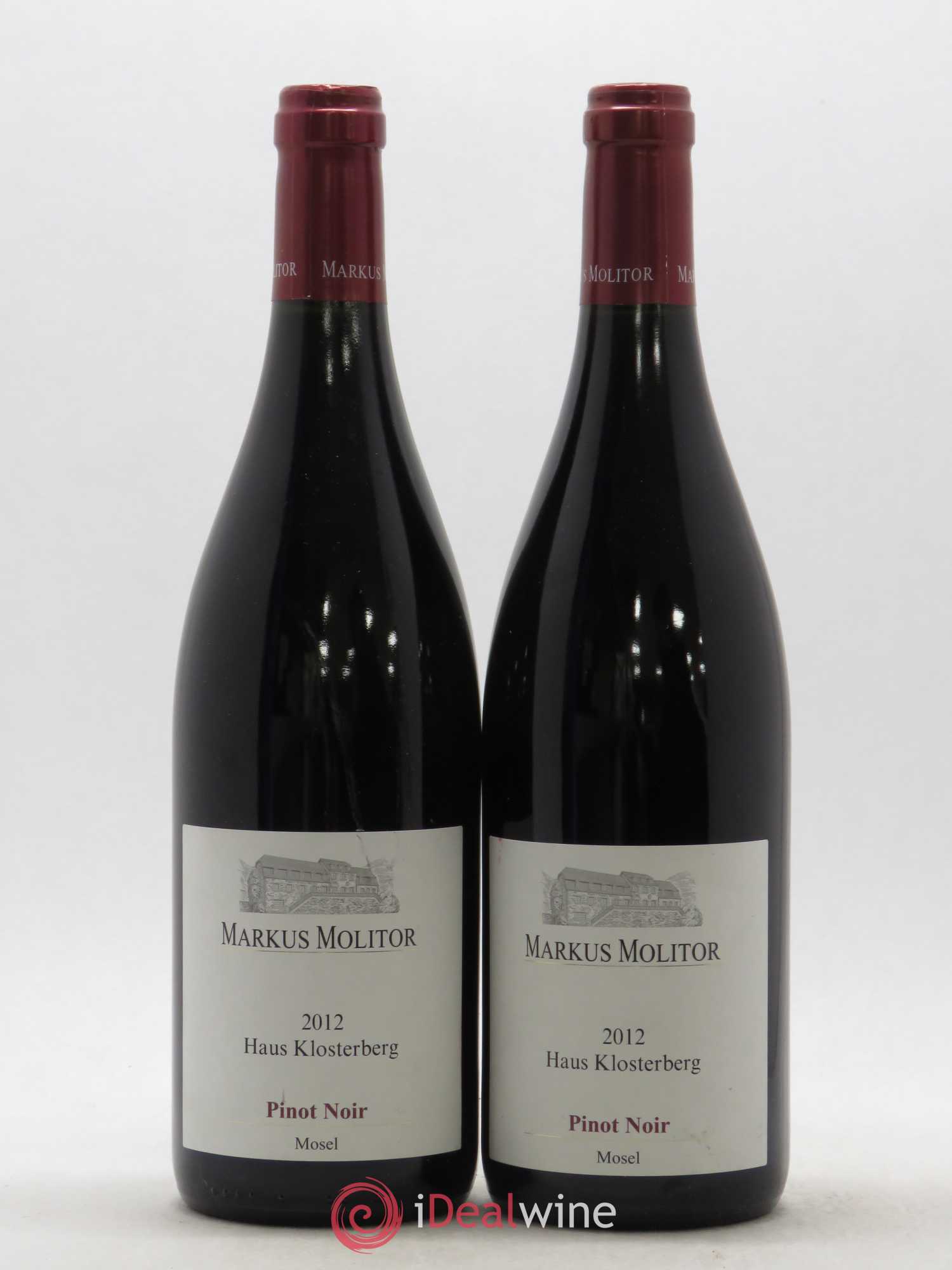 Pinot Noir Markus Molitor Haus Klosterberg 2012 - Lot de 2 bouteilles - 0