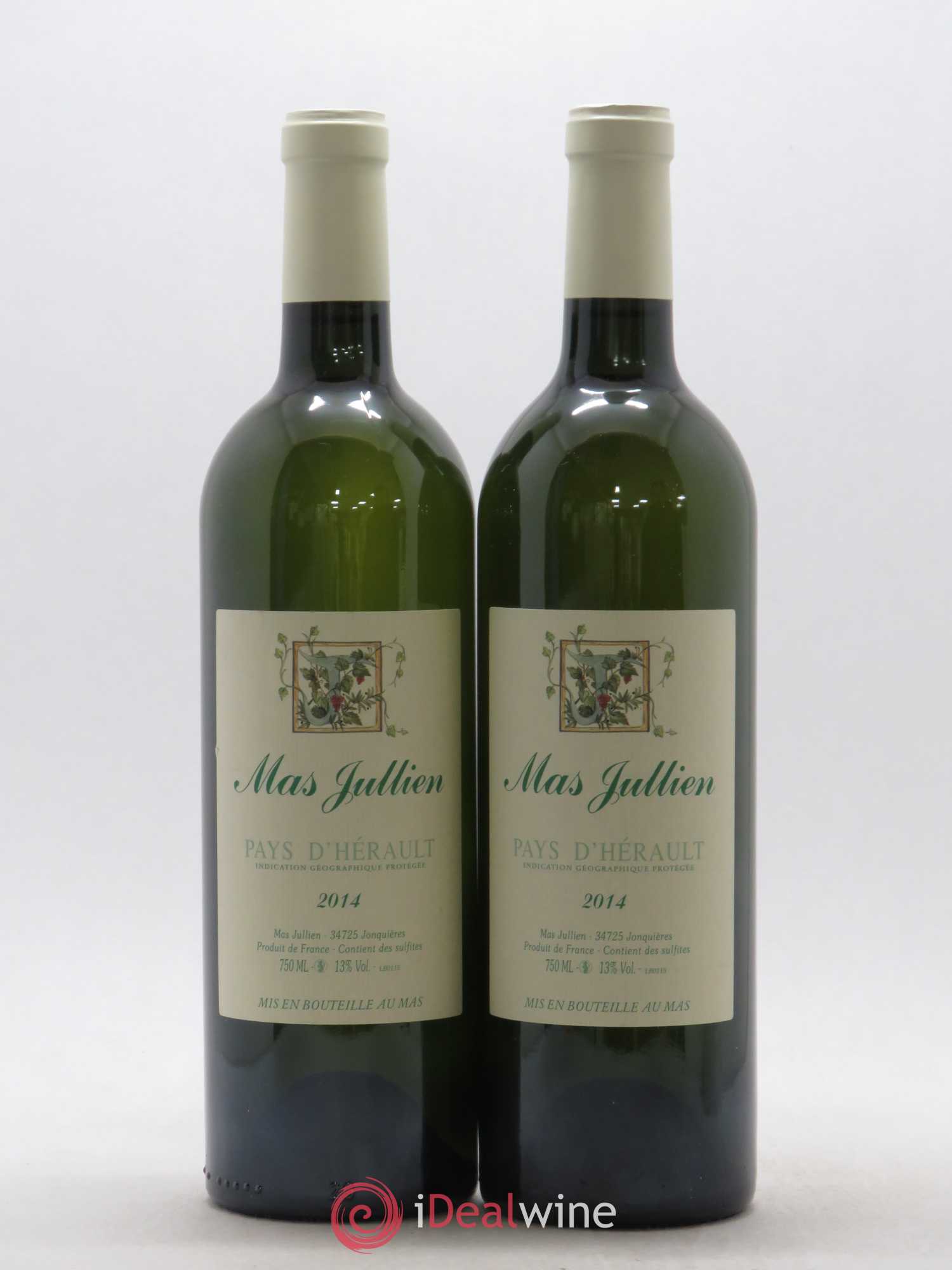 Pays d'Hérault Mas Jullien Olivier Jullien 2014 - Lot de 2 bouteilles - 0