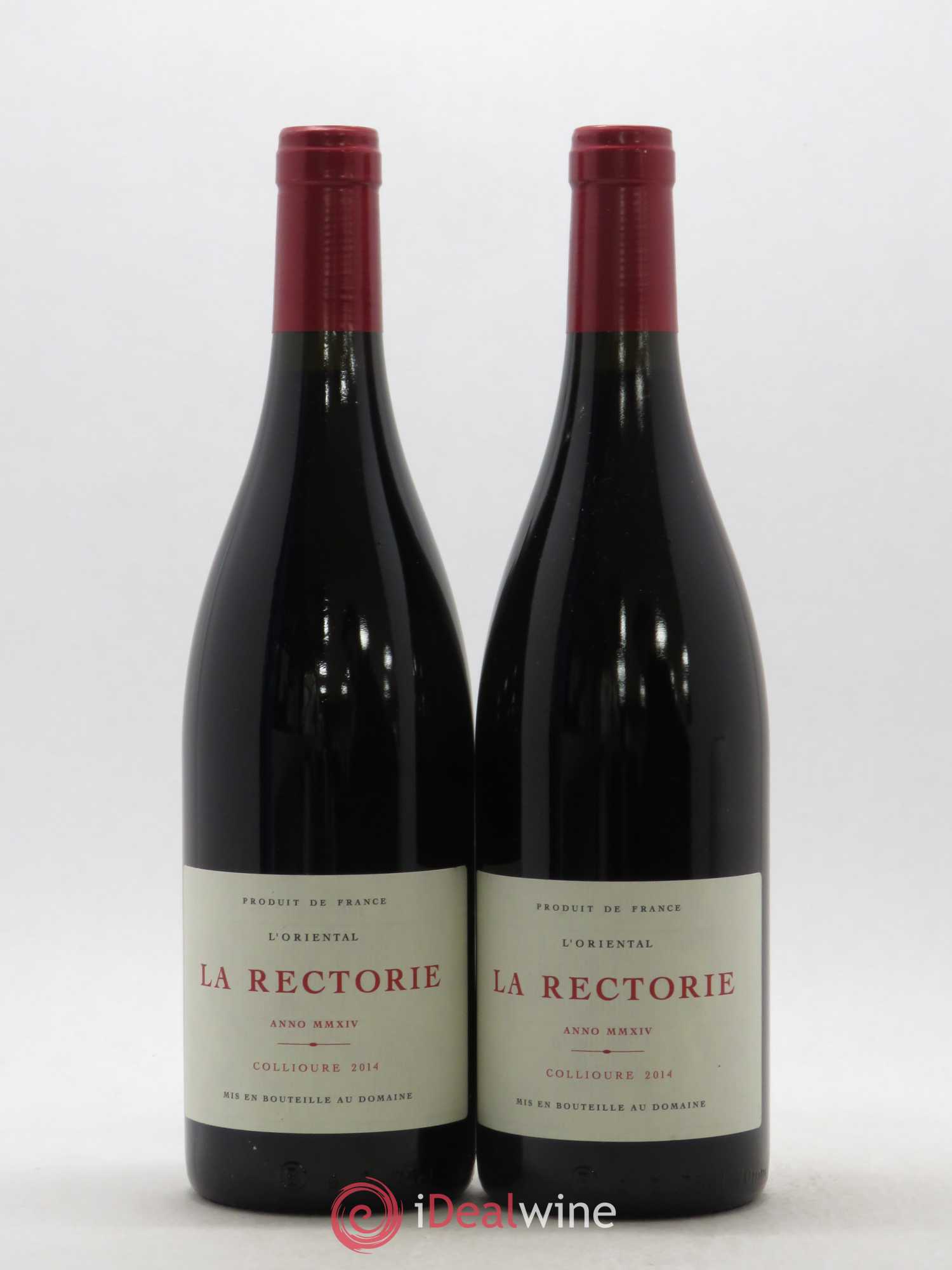 Collioure La Rectorie (Domaine de) Oriental Thierry et Jean Emmanuel Parcé (sans prix de réserve) 2014 - Lot de 2 bouteilles - 0