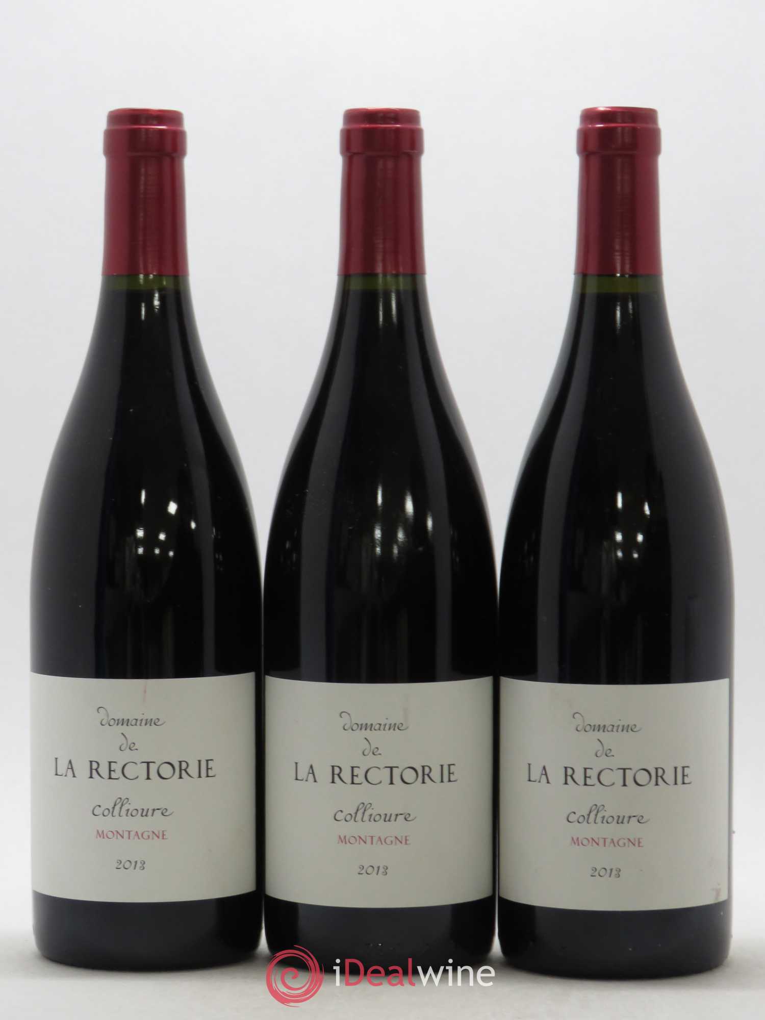 Collioure La Rectorie (Domaine de) Montagne Thierry et Jean Emmanuel Parcé 2013 - Lot de 3 bouteilles - 0