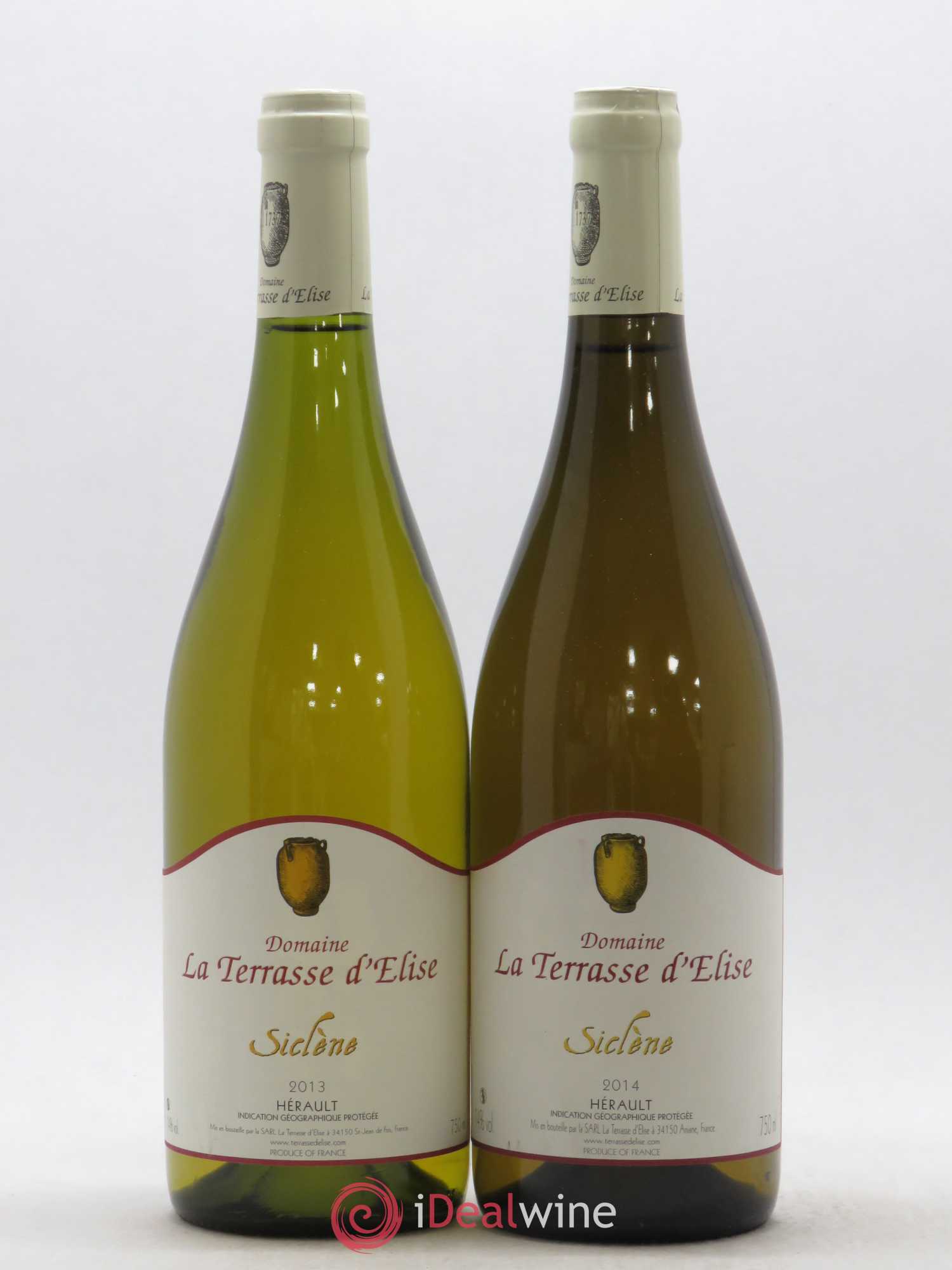 Pays d'Hérault Siclène Terrasse d'Elise (Domaine de la) 2014 - Lot de 2 bouteilles - 0
