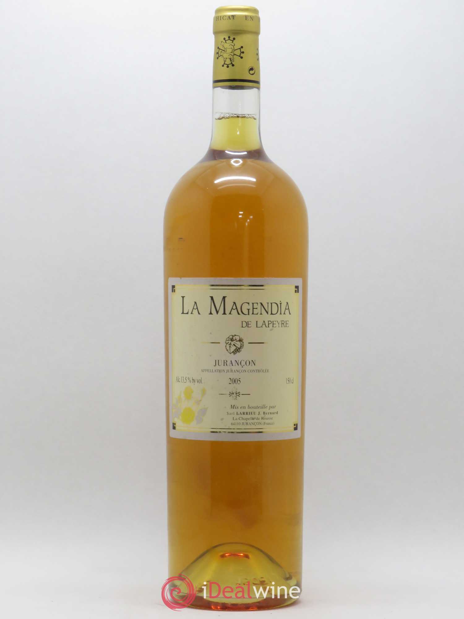 Jurançon Clos Lapeyre La Magendia de Lapeyre 2005 - Lot de 1 magnum - 0